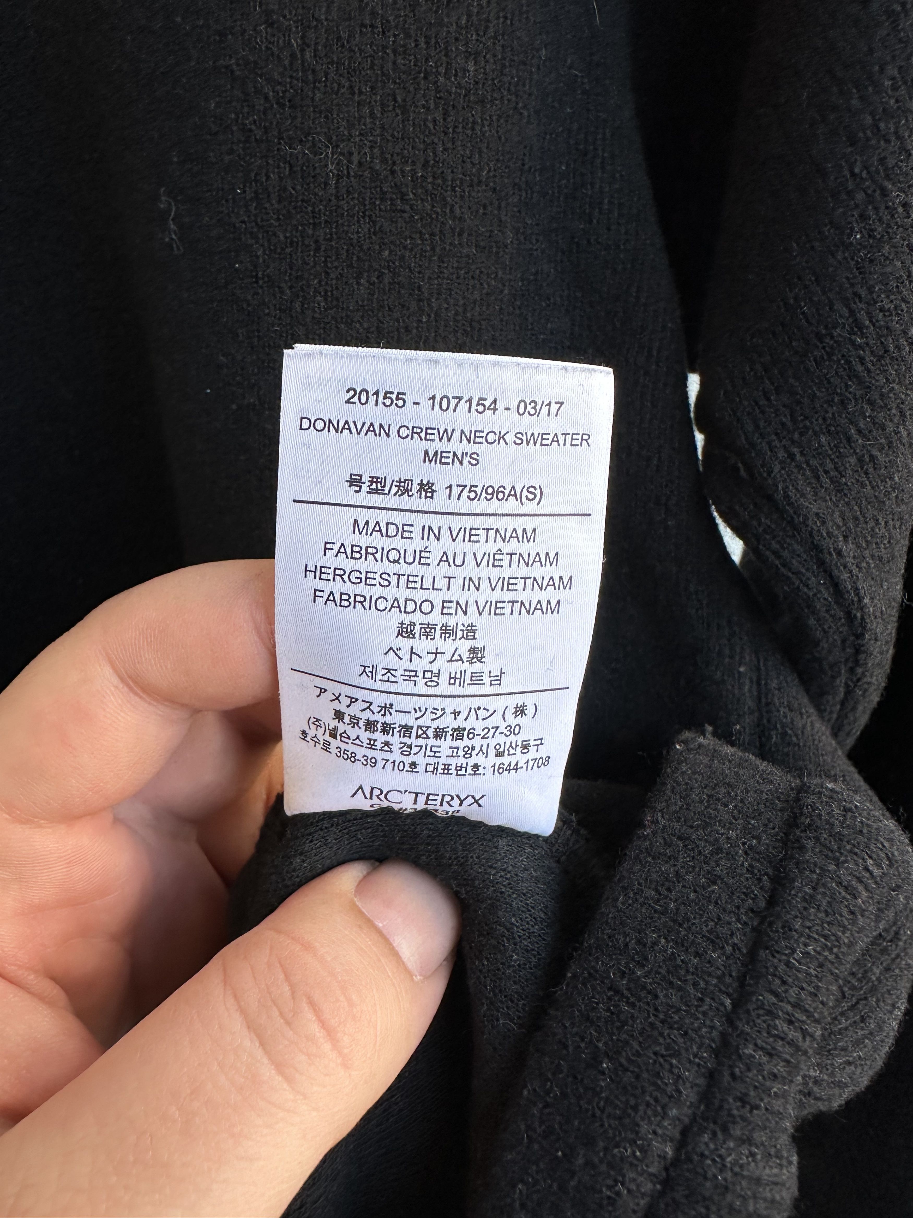 WOOL BLEND DONAVAN CREW NECK SWEATER