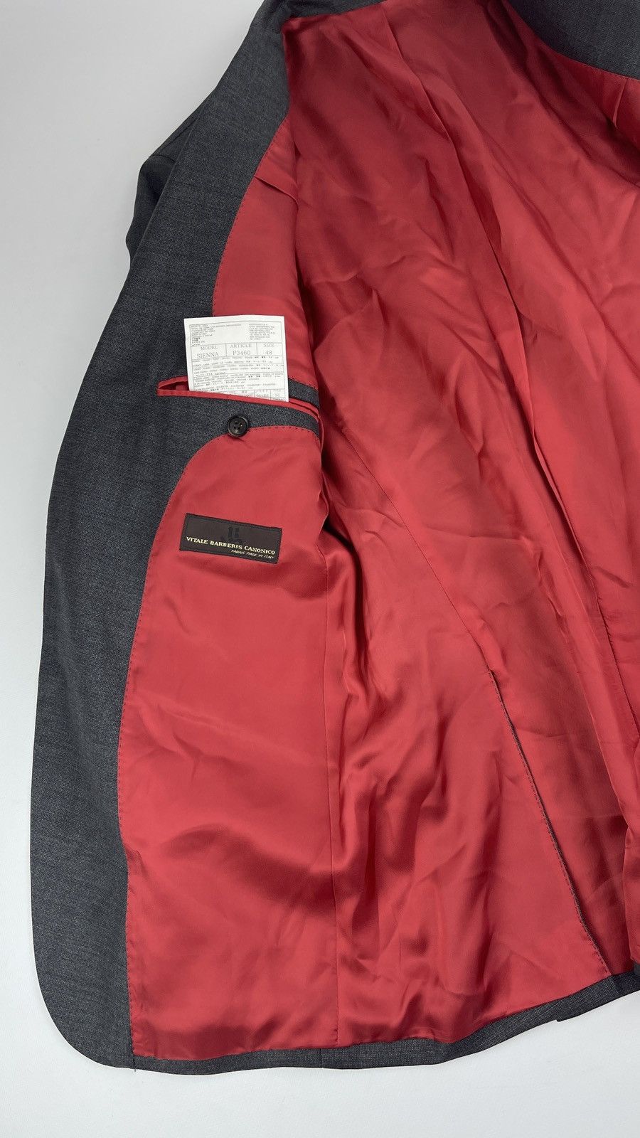 Suitsupply Suitsupply Sienna Gray Suit Jacket Size 38R - 9 Thumbnail