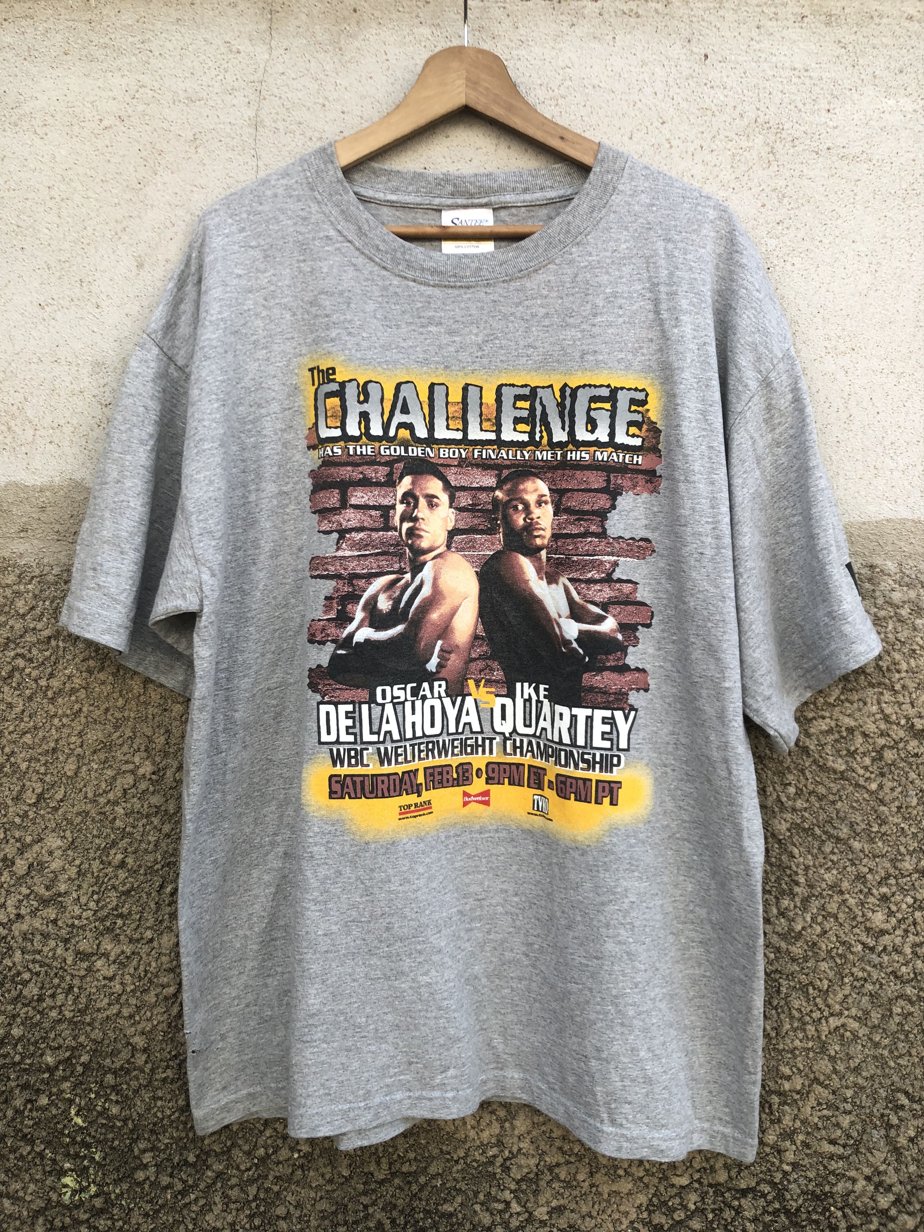 UFC 1990s The Challenge "Oscar vs Ike Quartey" T-shirt Size US XL / EU 56 / 4 - 1 Thumbnail