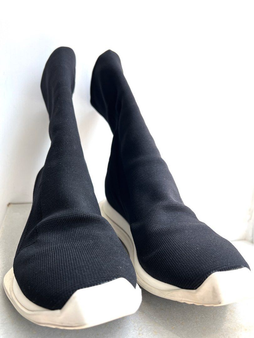 Rick Owens Drkshdw Rick Owens Drkshdw Runner Stretch Sock Short boots Size US 7 / EU 40 - 6 Thumbnail