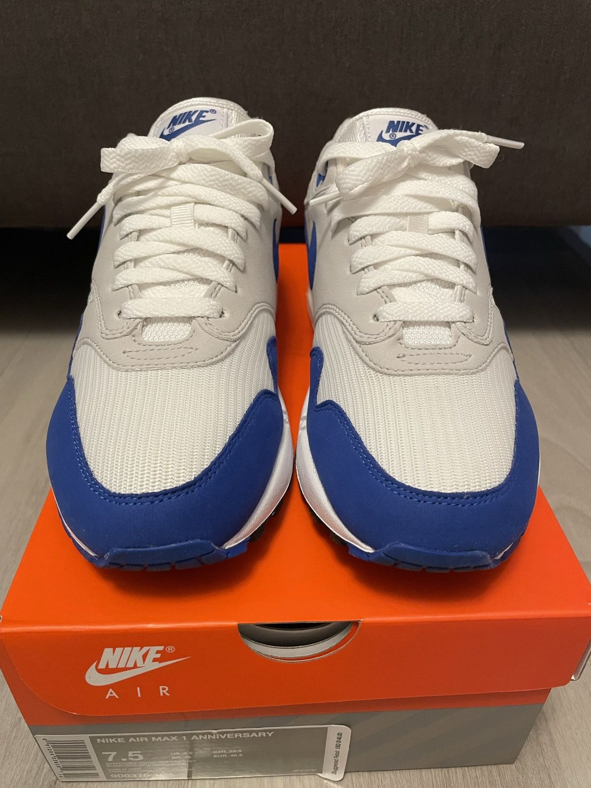 Nike Nike Air Max 1 Anniversary Royal (2017) Size US 7.5 / EU 40-41 - 2 Thumbnail