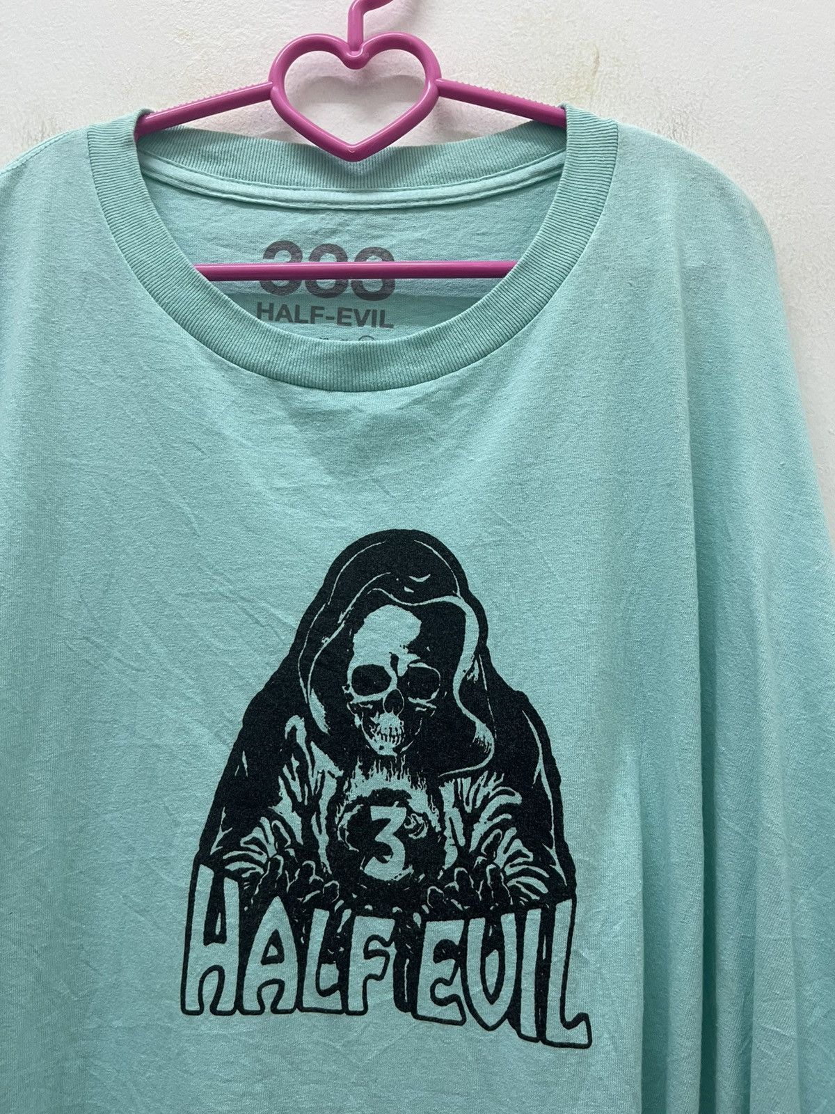 Half Evil Rare HALF EVIL 333 Reaper Skull Logo Big Size Size US XXL / EU 58 / 5 - 2 Thumbnail