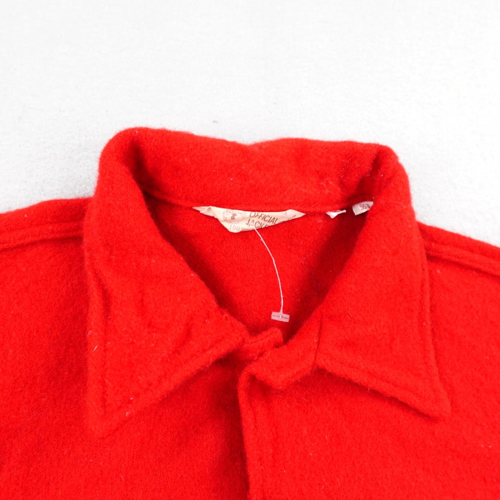 Vintage Vintage Boy Scouts Of America Jacket Mens 40 Red Wool Official Scout 60s Shacket Size US XXS / EU 40 - 2 Thumbnail