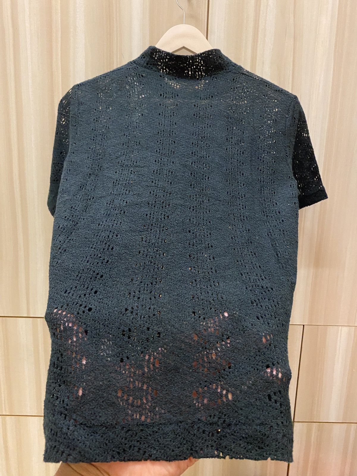 Vintage Vintage Yohji Yamamoto Workshop Mesh Tshirt Size M / US 6-8 / IT 42-44 - 6 Thumbnail