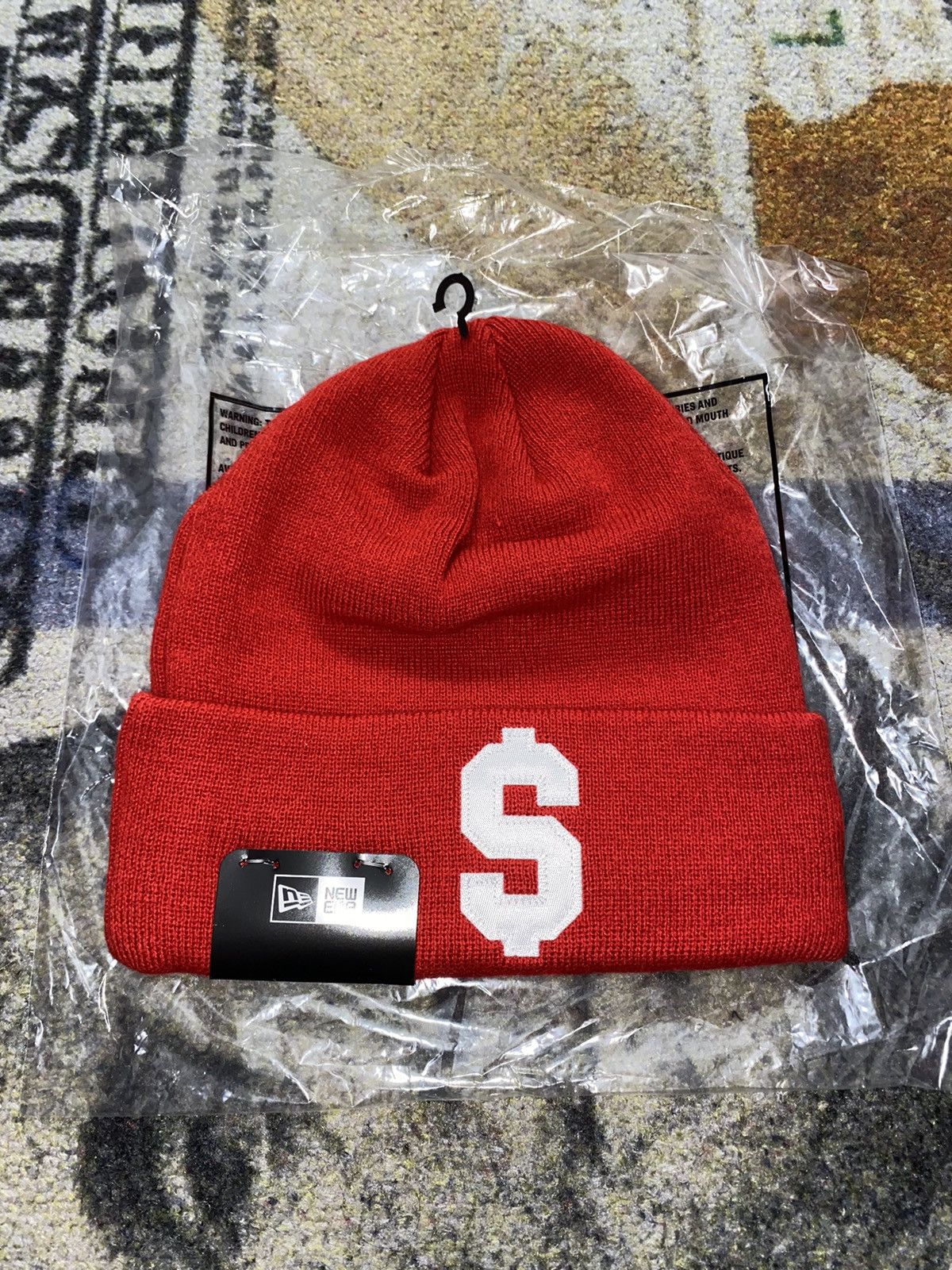 NEW ERA X SUPREME NEW ERA $ BEANIE