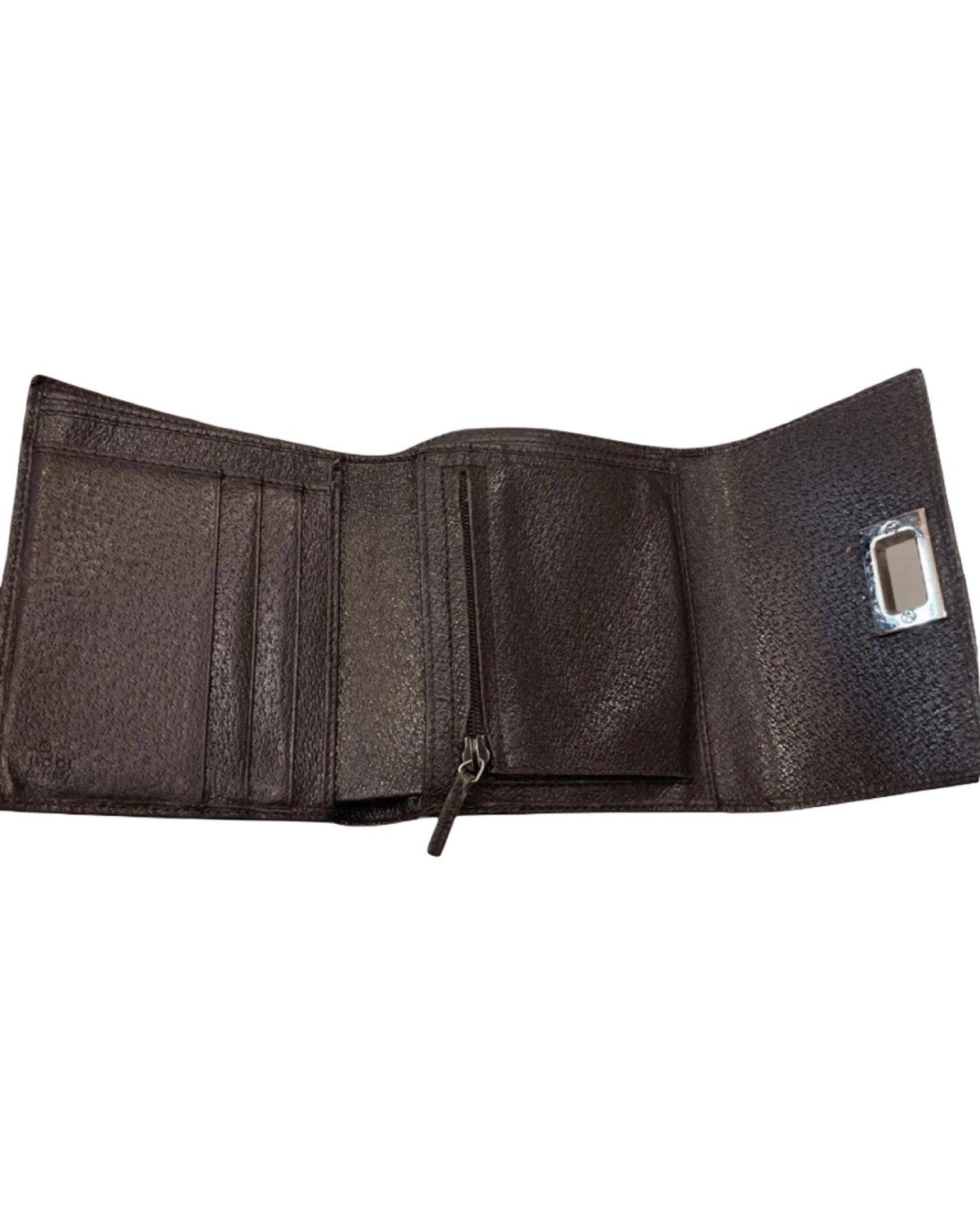 Gucci 🇮🇹MADE IN ITALY🇮🇹 GUCCI Leather Wallet Size ONE SIZE - 4 Thumbnail