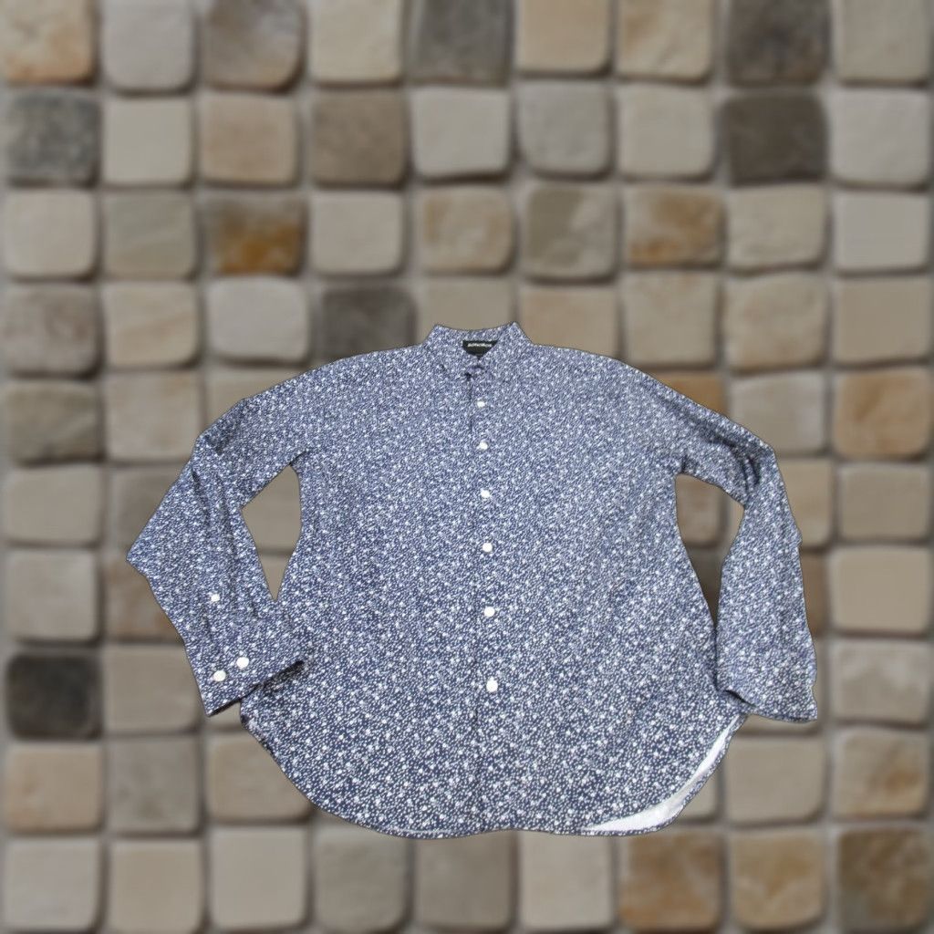 Bonobos Bonobos Shirt Mens Medium Long Sleeve Button Up Blue Floral Size US M / EU 48-50 / 2 - 1 Thumbnail