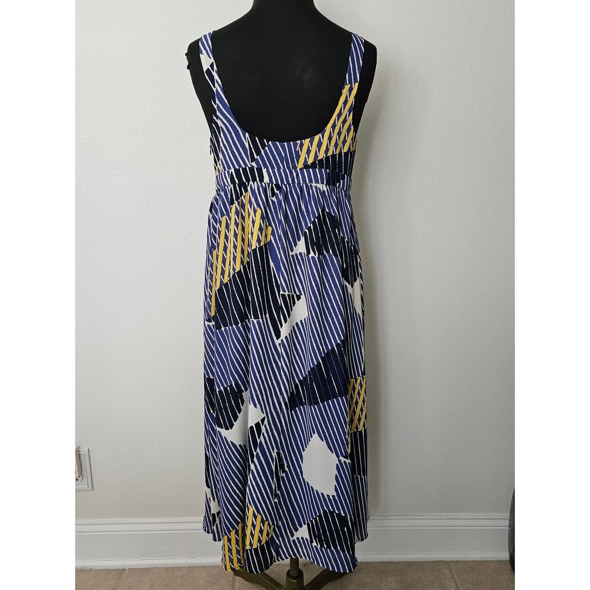 Banana Republic EUC BANANA REPUBLIC Empire-Waist Midi Chiffon Summer Dress 2 Size XS / US 0-2 / IT 36-38 - 7 Thumbnail