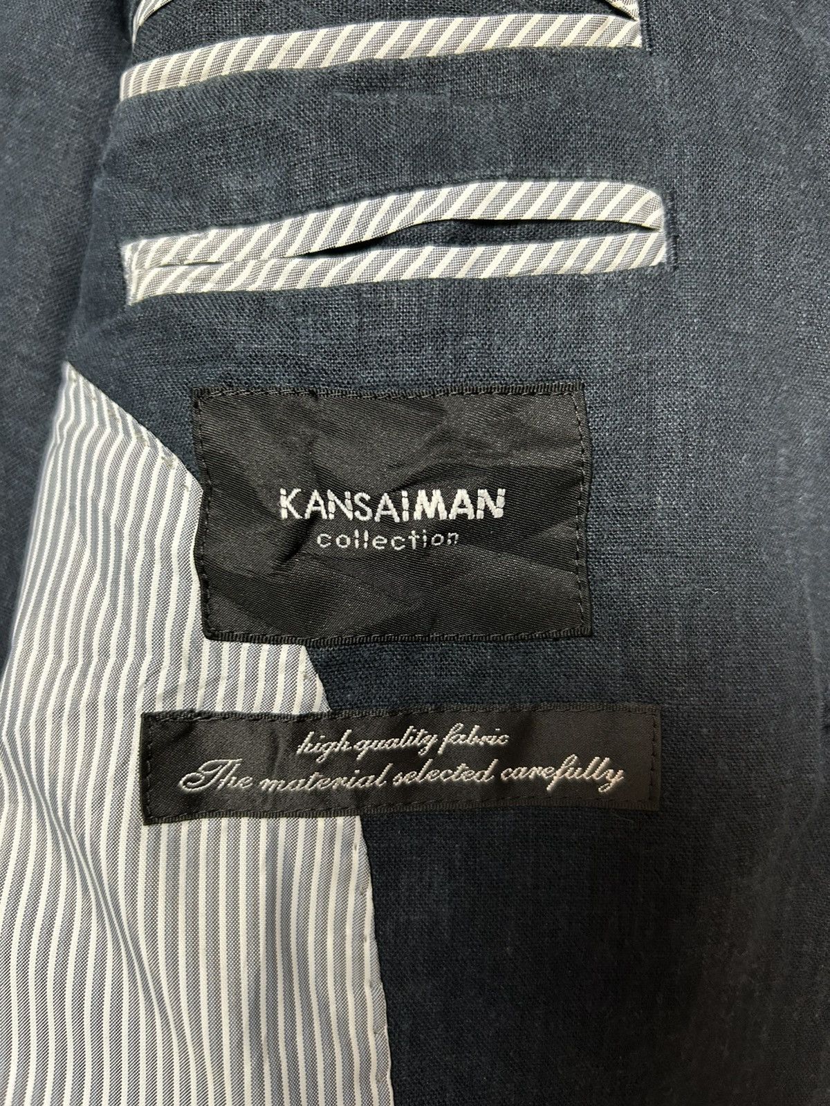 Designer × Japanese Brand × Kansai Yamamoto KANSAIMAN COLLECTION WORK BUTTON JACKET Size US XL / EU 56 / 4 - 5 Thumbnail