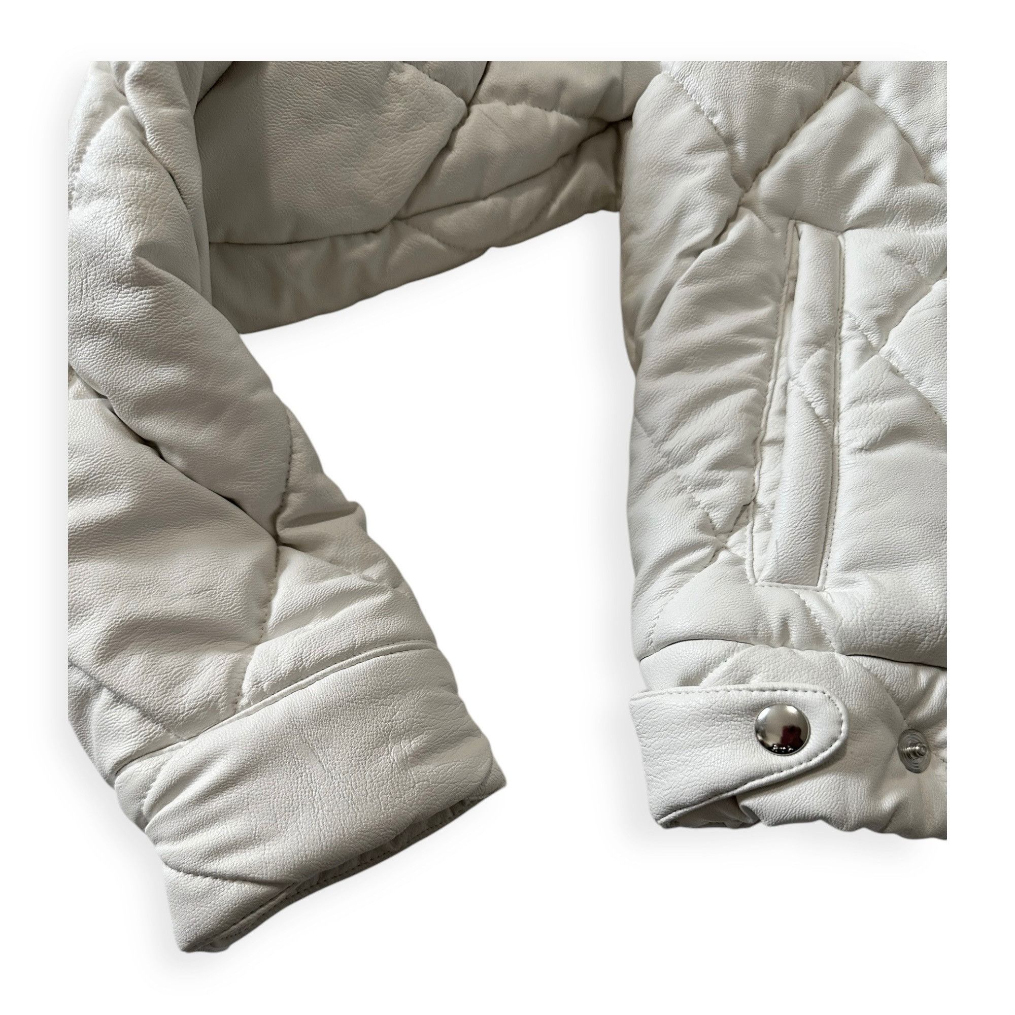 Rta RtA Louisa Vegan Leather Jacket, White, Size S, White, New w Size S / US 4 / IT 40 - 11 Thumbnail