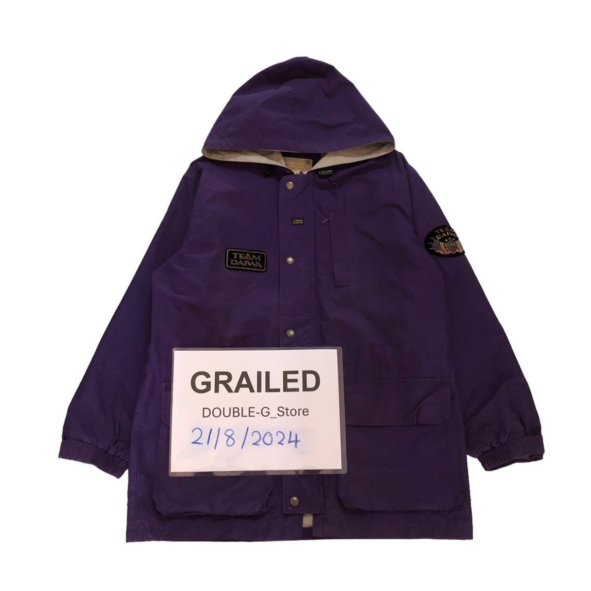Japanese Brand 📌VINTAGE BIKER JACKET HUNTING MULTI POCKET TEAM DAIWA JAPAN Size US M / EU 48-50 / 2 - 1 Thumbnail