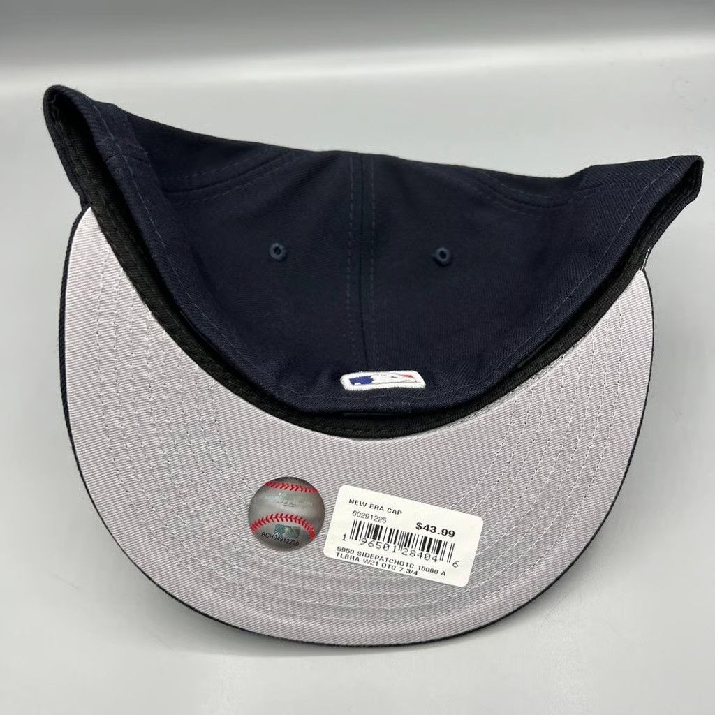 New Era Atlanta Braves Hat Men 7 3/4 59Fifty New Era Fitted Cap New Size ONE SIZE - 7 Thumbnail