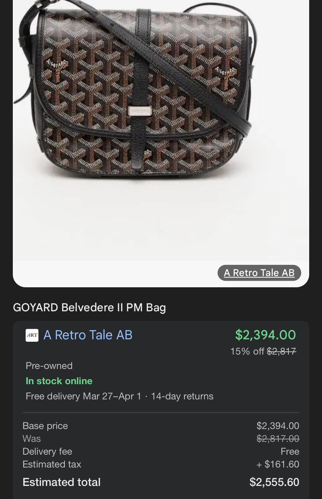Goyard Goyard Belvedere II PM Bag Size ONE SIZE - 9 Thumbnail