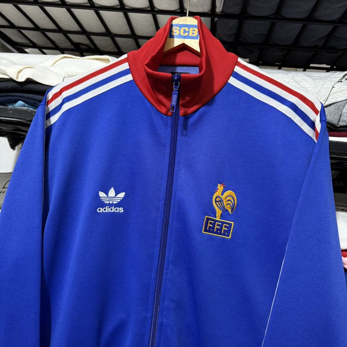 Vintage Adidas france fifa world cup track top Size US M / EU 48-50 / 2 - 2 Thumbnail
