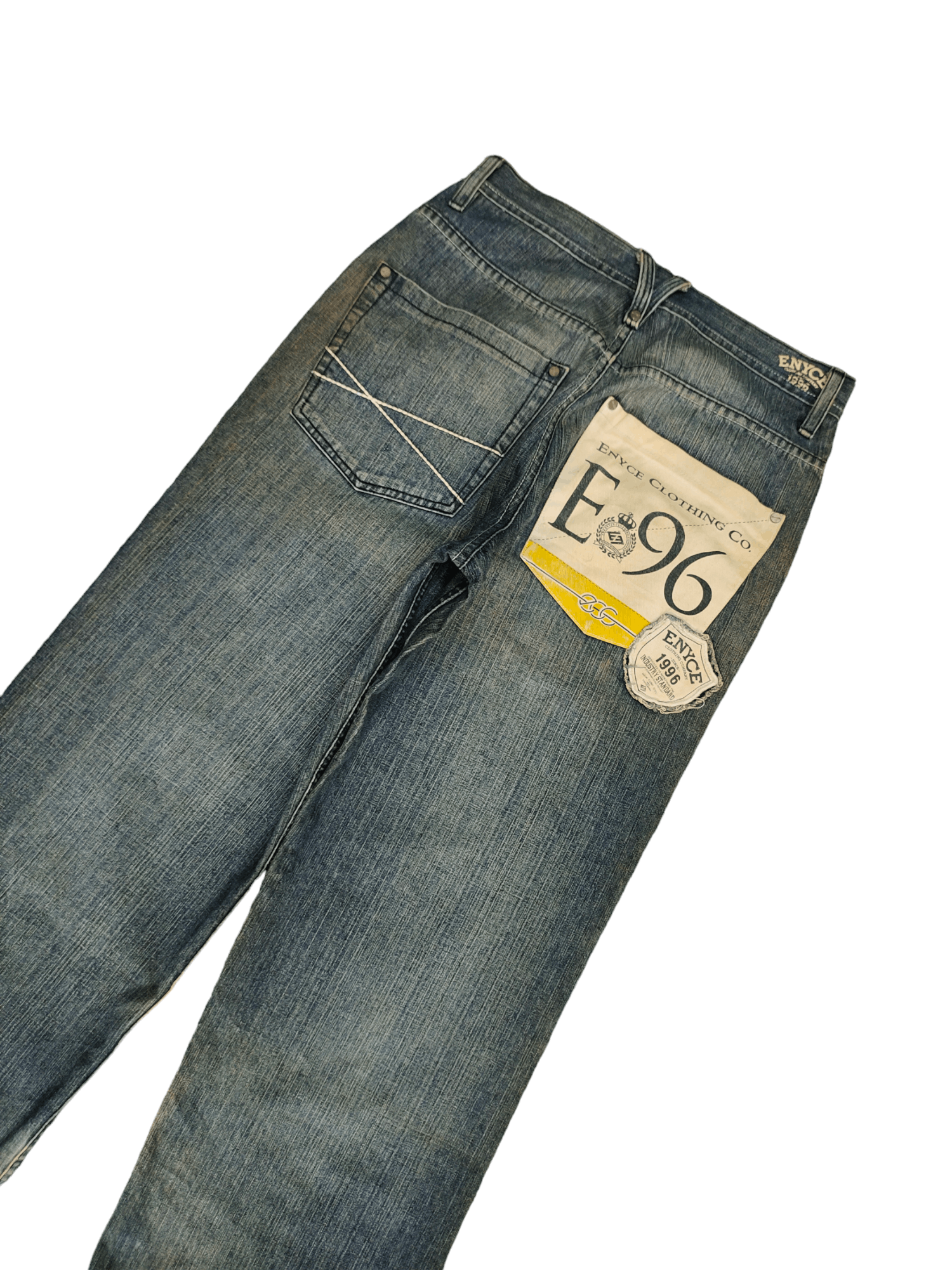 Enyce Crazy Vintage Y2k Enyce E96 Patches Jnco Style Baggy Jeans Size US 32 / EU 48 - 5 Thumbnail