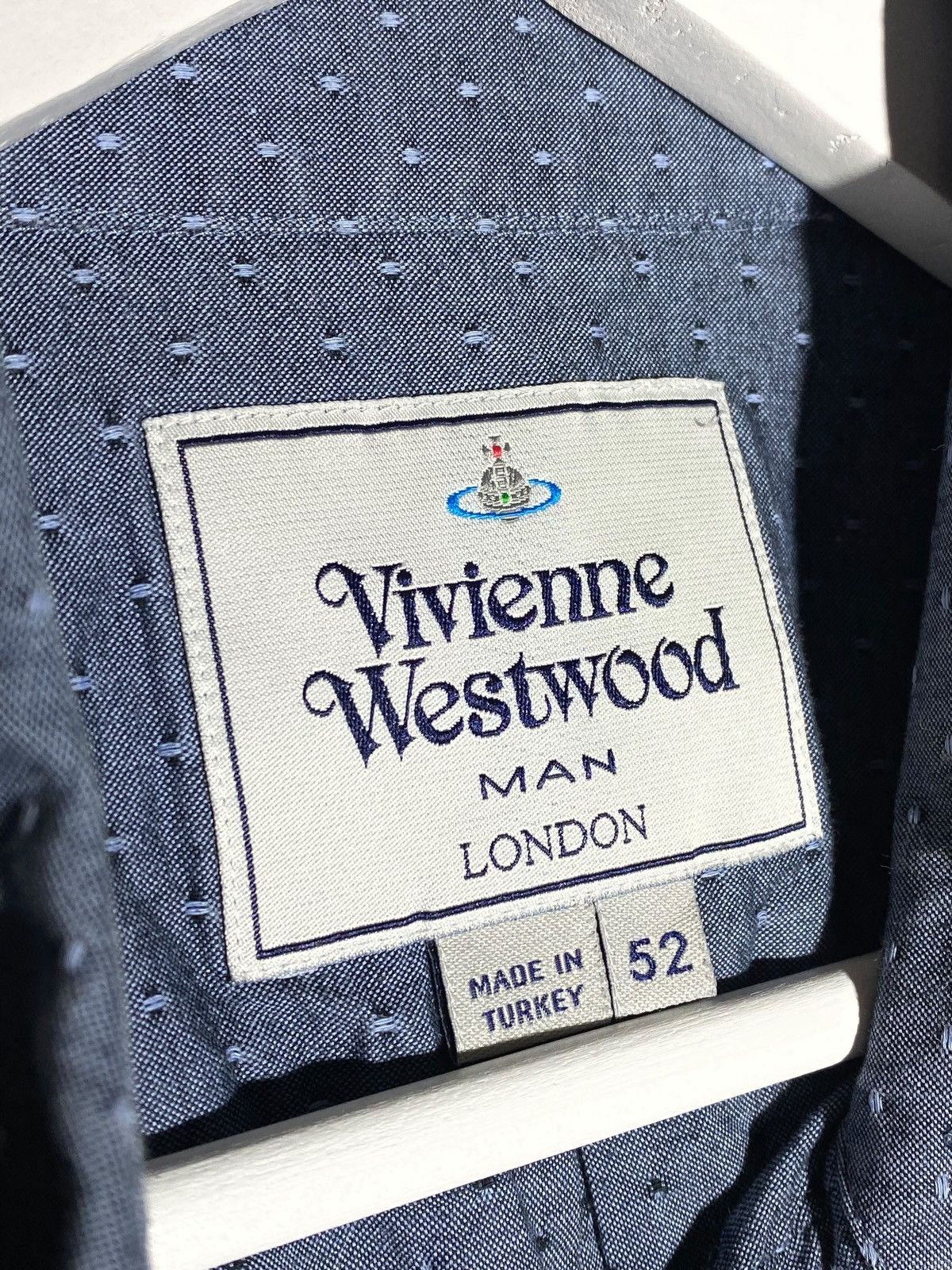 Vivienne Westwood Vivienne Westwood Denim Blue Long Sleeve Button Up Shirt Size US L / EU 52-54 / 3 - 19 Thumbnail