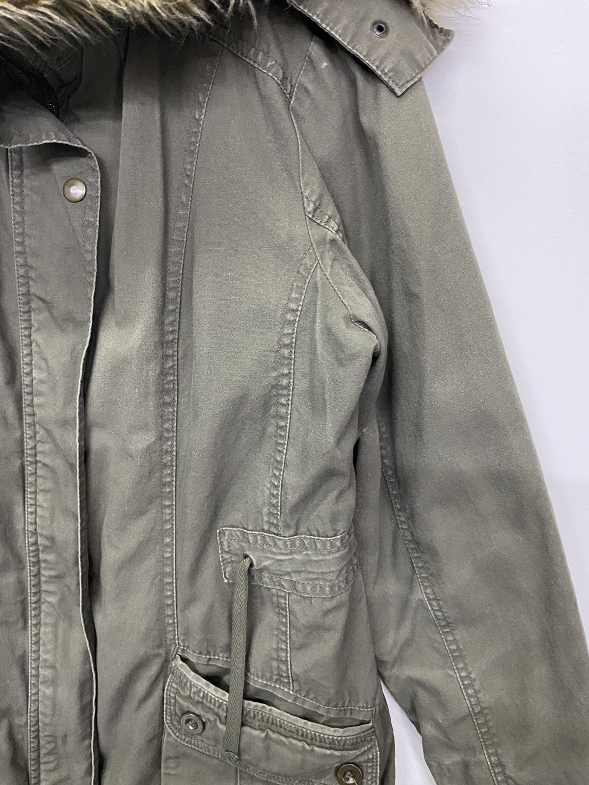 Japanese Brand Japanese Brand Clef De Sol Parka Fur Collar Jacket Size L / US 10 / IT 46 - 9 Thumbnail