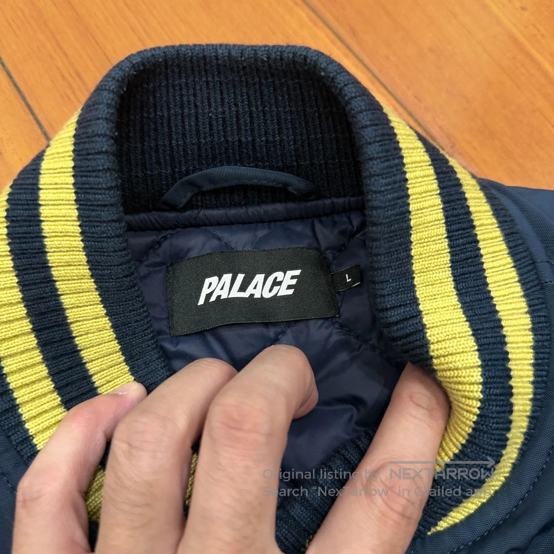 Palace Palace FW25 MUAY Varsity Baseball Jacket. Size US L / EU 52-54 / 3 - 4 Thumbnail