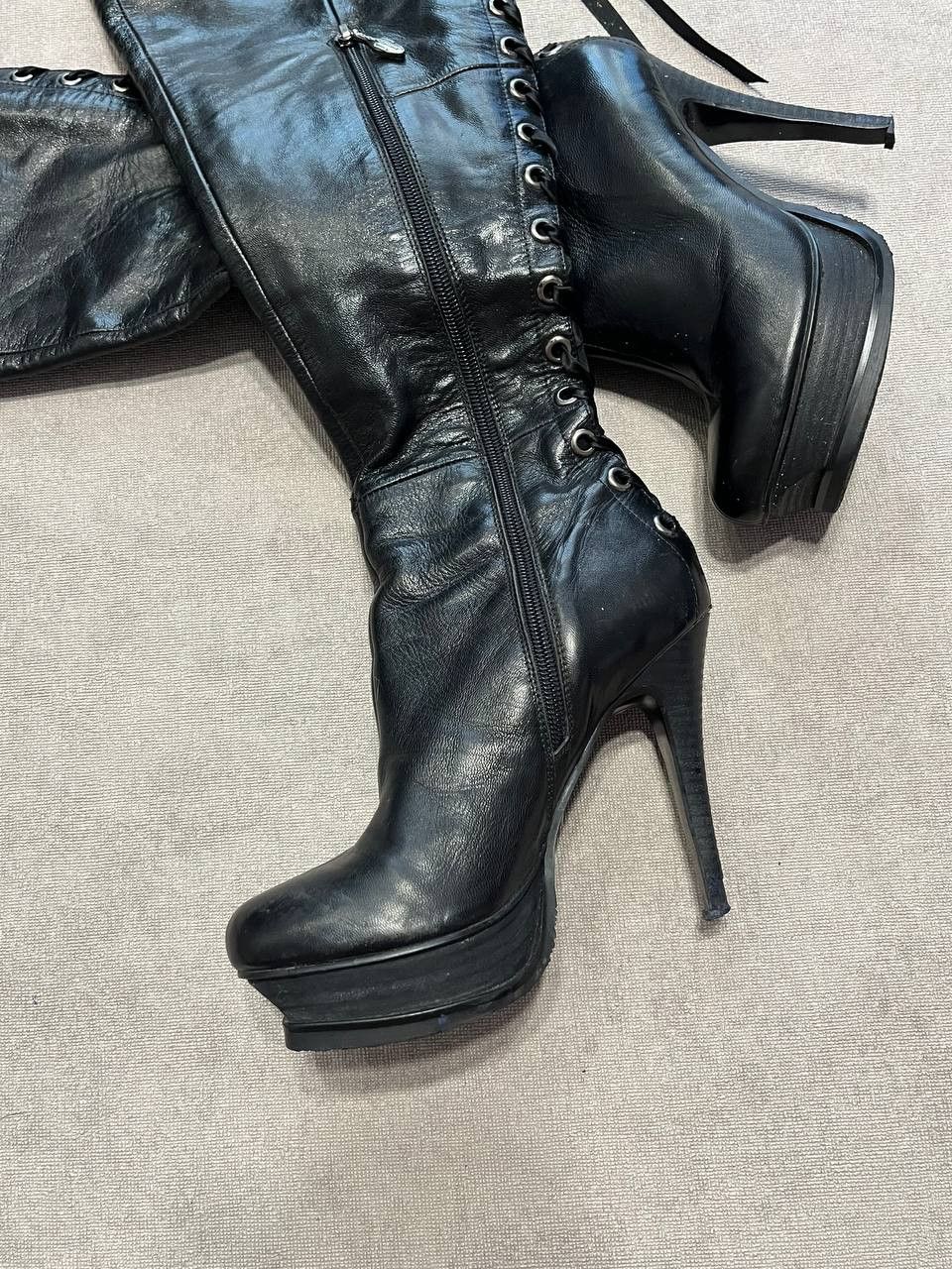 Casadei Rare Vintage Casadei Women`s Heels Boots Made in Italy Size US 6 / IT 36 - 8 Thumbnail