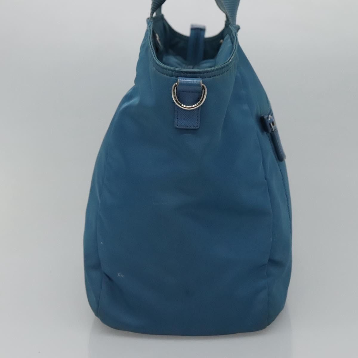Prada PRADA Hand Bag Nylon Blue Size ONE SIZE - 4 Thumbnail