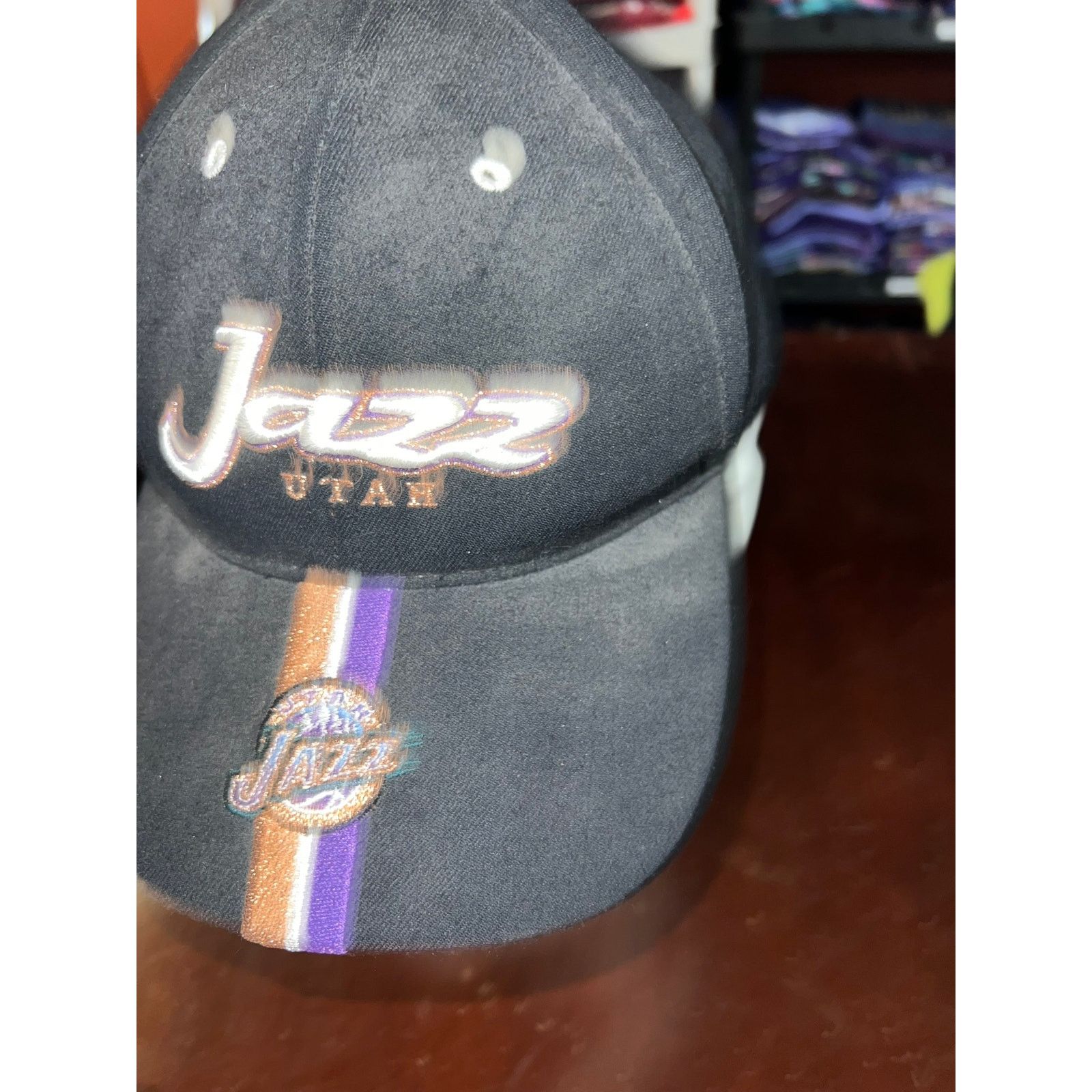 Vintage Vintage Utah Jazz Hat Twins Enterprise 30% Wool NBA VTG Size ONE SIZE - 4 Thumbnail