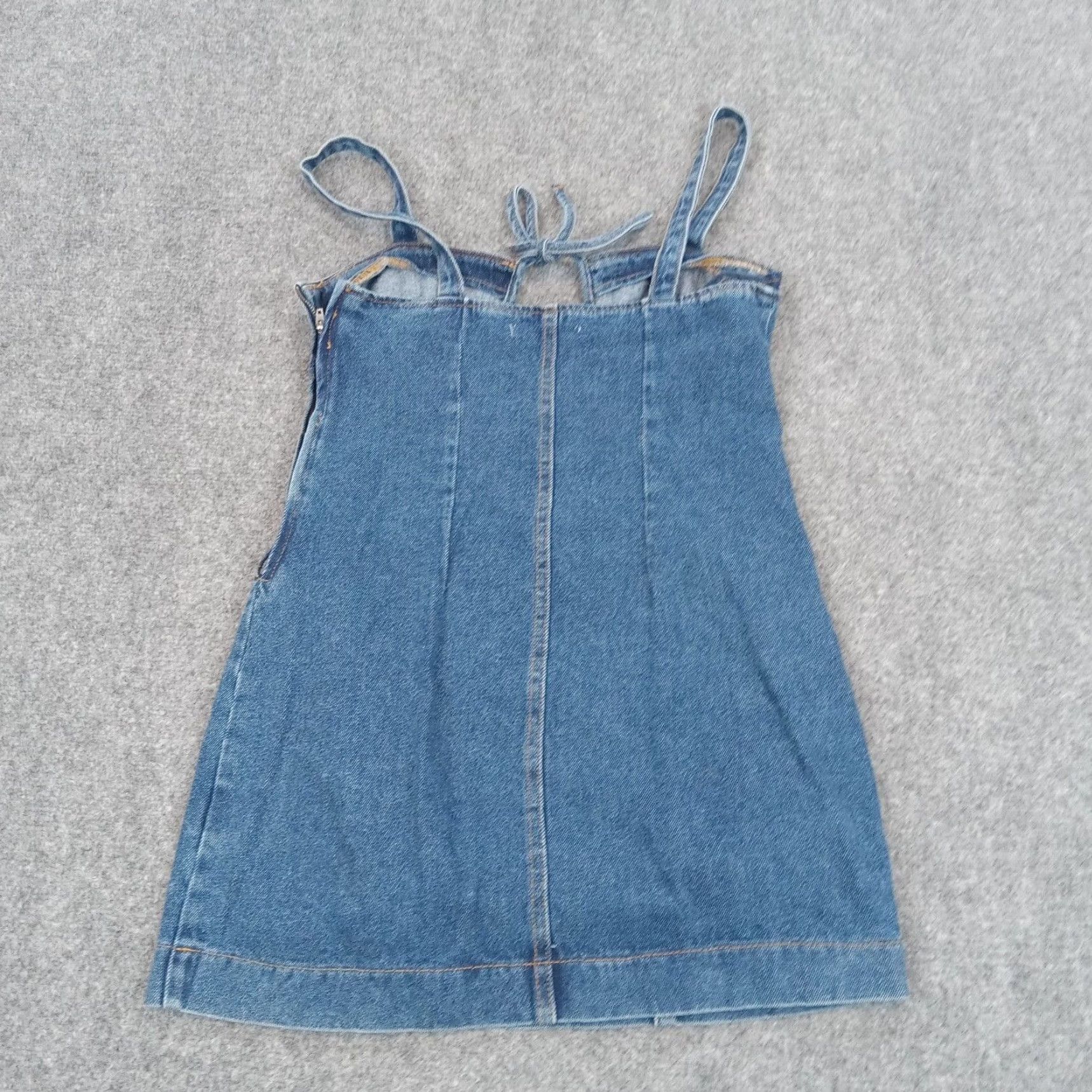 Urban Outfitters Urban Outfitters Blue Denim Mini Dress Womens Juniors Size 2 Sleeveless Cotton Size XS / US 0-2 / IT 36-38 - 7 Thumbnail