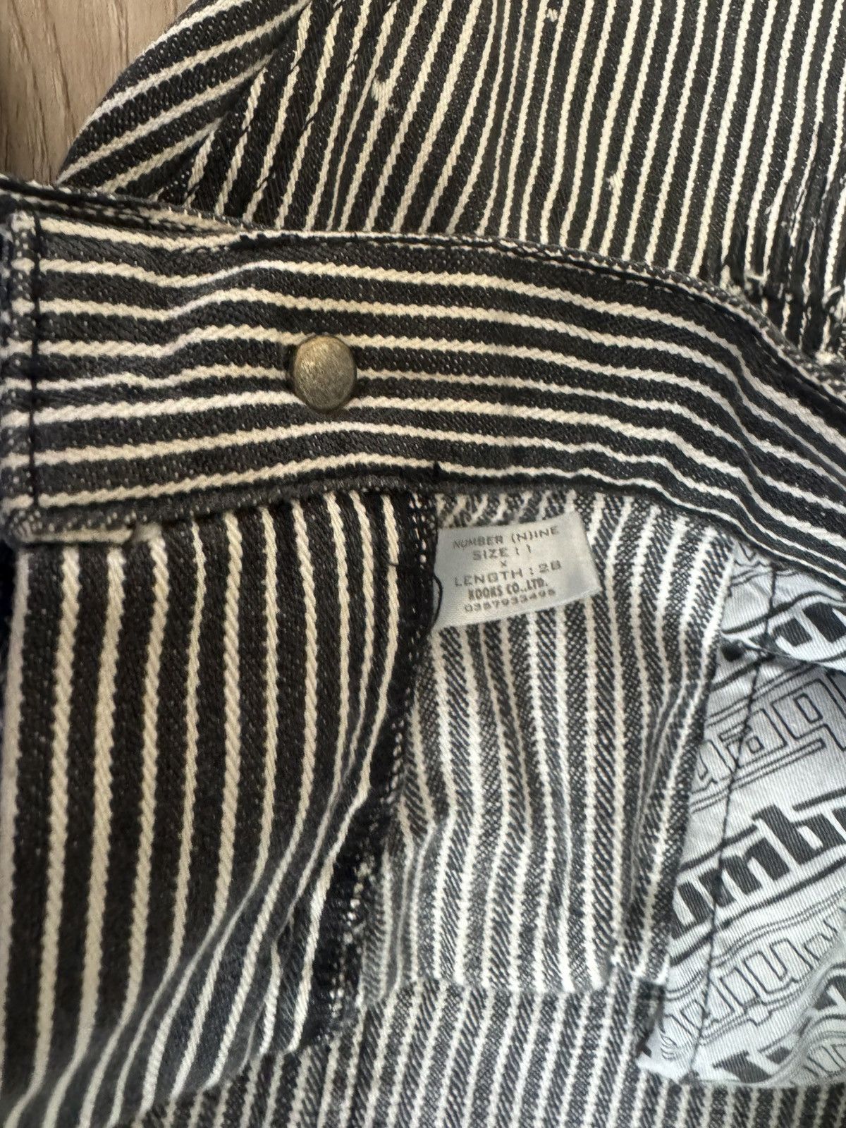 Number (N)ine AW01 Hickory grunge pants size 1 Size US 29 - 3 Thumbnail