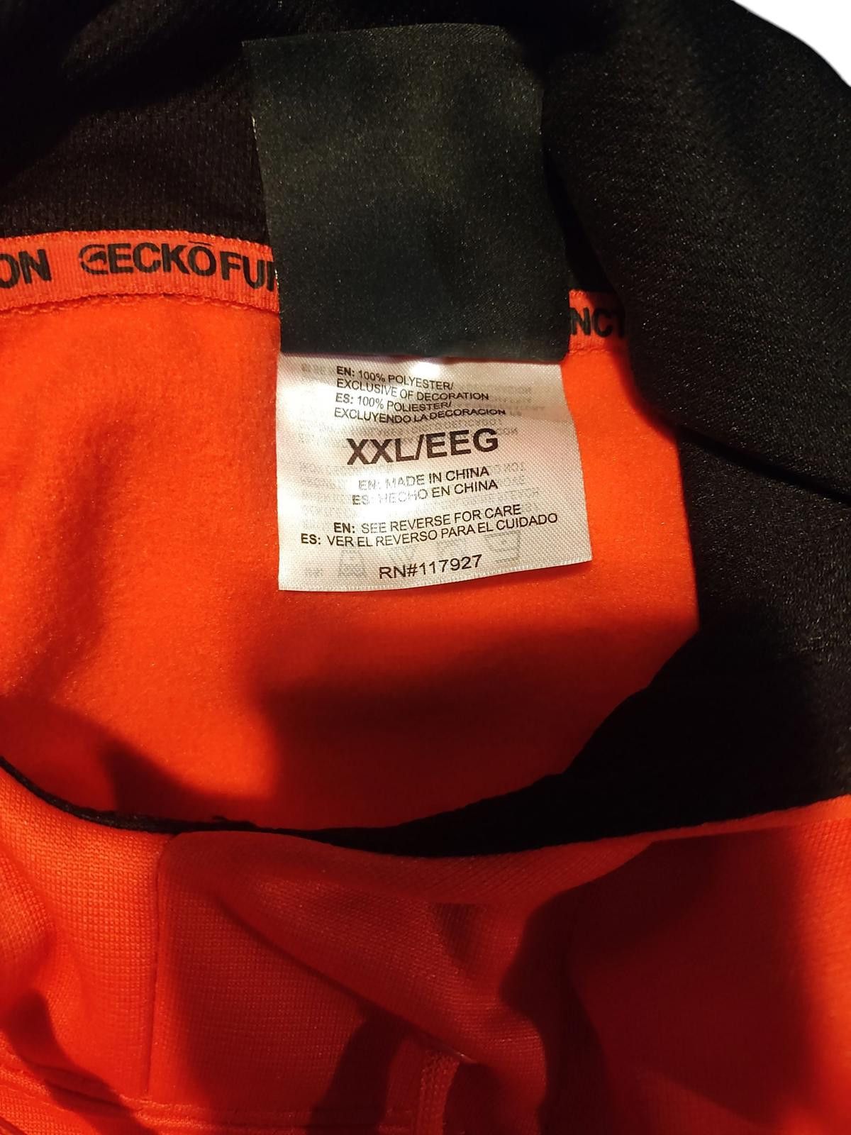 Ecko Unltd. Ecko Unltd. Orange Pullover Hoodie Sweatshirt Size US XXL / EU 58 / 5 - 8 Thumbnail