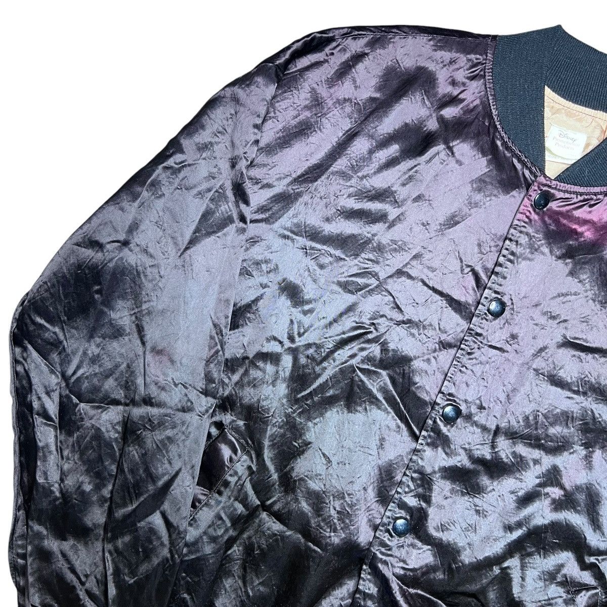 Disney × Vintage 1980s Dick Tracy Disney Promotional Products Satin Jacket Size US L / EU 52-54 / 3 - 18 Thumbnail