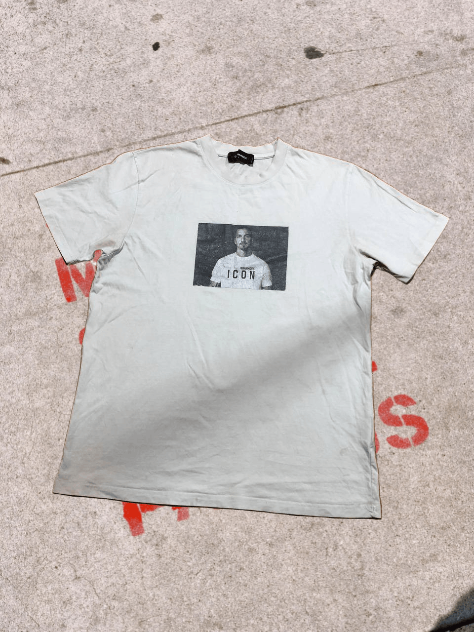 Dsquared2 Dsquared2 Ibrahimović ICON Graphic White T-Shirt Italy Rare Size US L / EU 52-54 / 3 - 1 Thumbnail