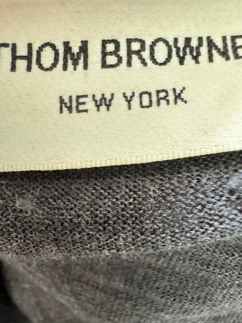 Thom Browne Thom Browne size5 Gray wool sweater Size US XXL / EU 58 / 5 - 3 Thumbnail