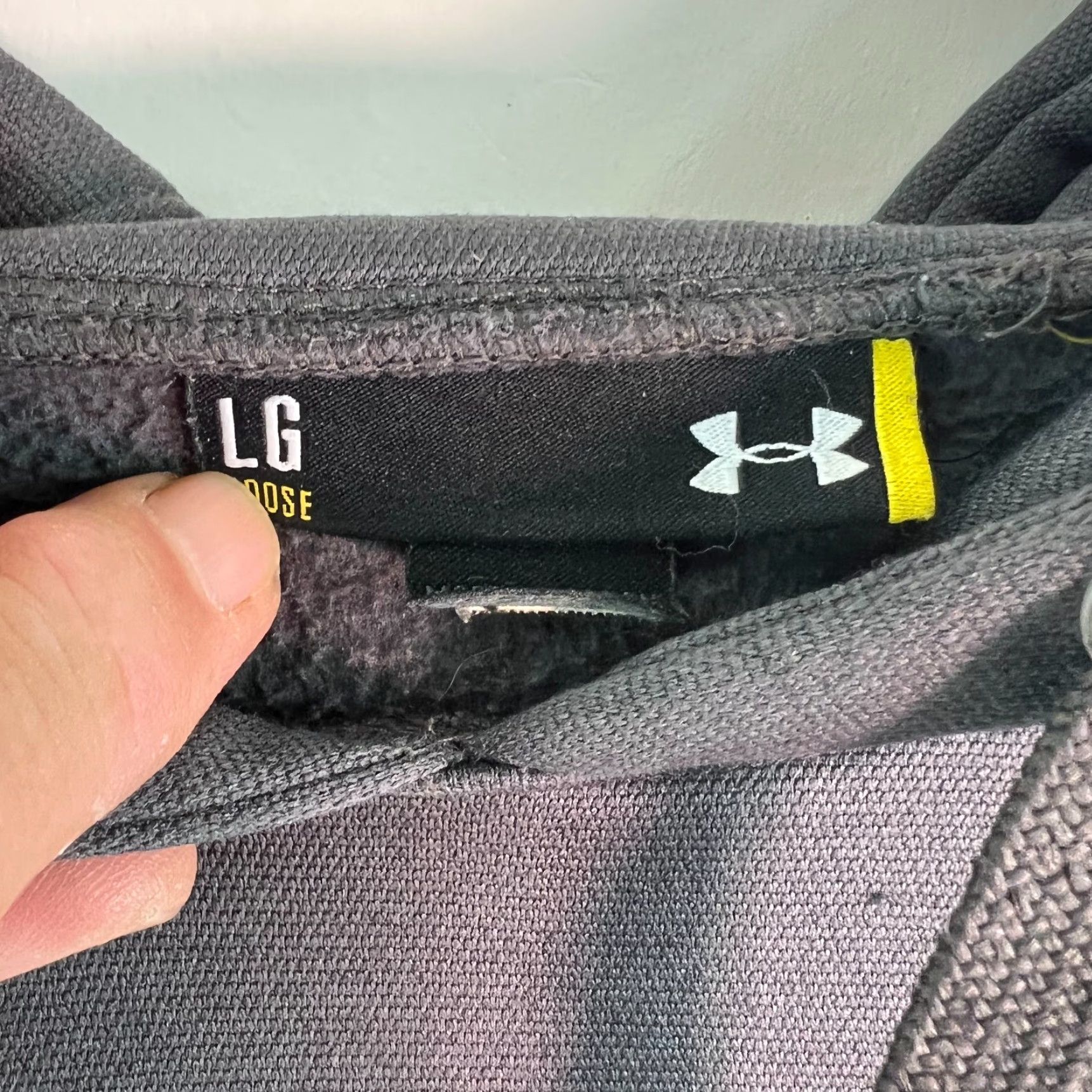 Under Armour Under Armour Mens Loose Fit Long Sleeves Logo Black Pullover Hoodie Large Size US L / EU 52-54 / 3 - 5 Thumbnail