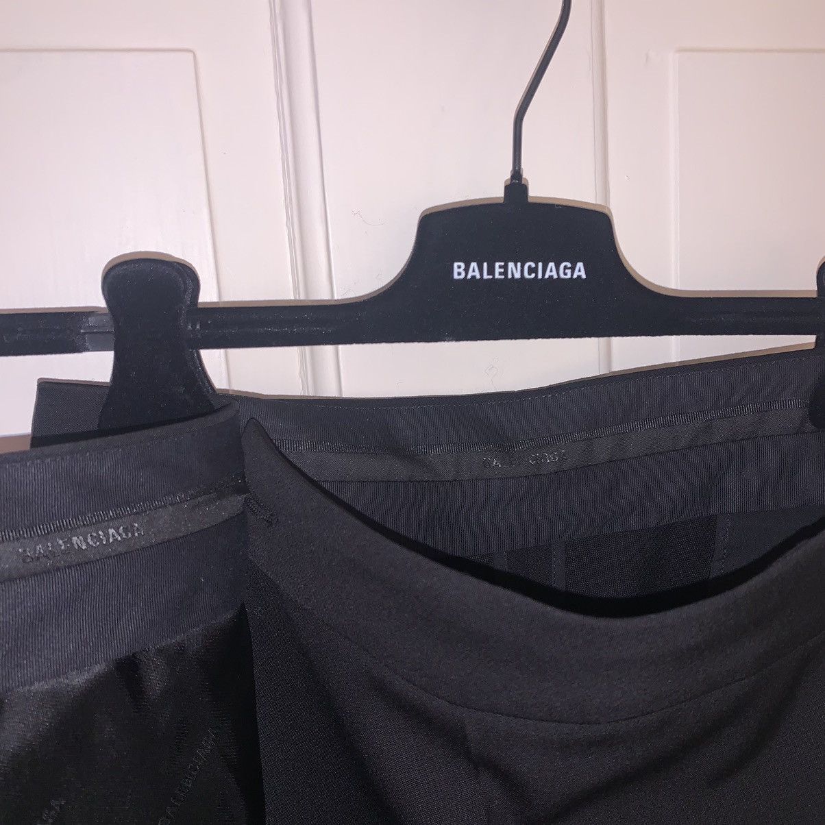 Balenciaga Balenciaga Slit Tailored Wool Midi Skirt Size 26" / US 2 / IT 38 - 11 Thumbnail
