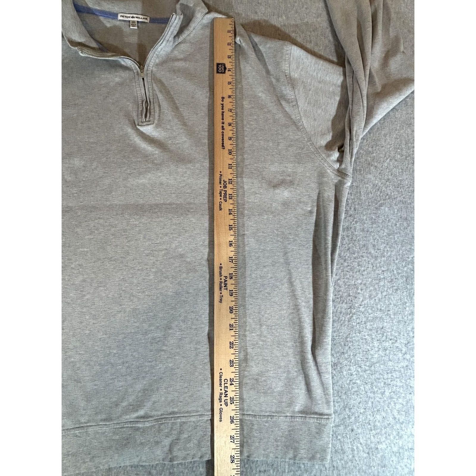 Peter Millar Peter Millar Sweater Men 2XL Gray 1/4 Zip Pullover Casual Golf Heather Interlock Size US XXL / EU 58 / 5 - 4 Thumbnail