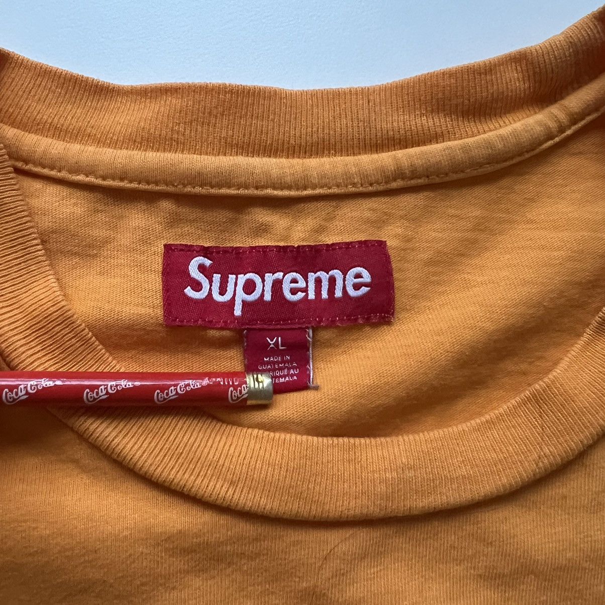 Supreme Supreme Washed Tag S/S Top Orange XL Size US XL / EU 56 / 4 - 3 Thumbnail