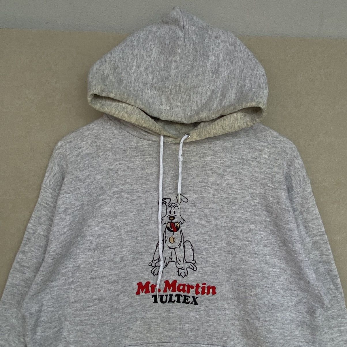 Other Vintage Tultex Big Logo Embroidered Hoodie Sweater Gray Colo Size US L / EU 52-54 / 3 - 4 Thumbnail