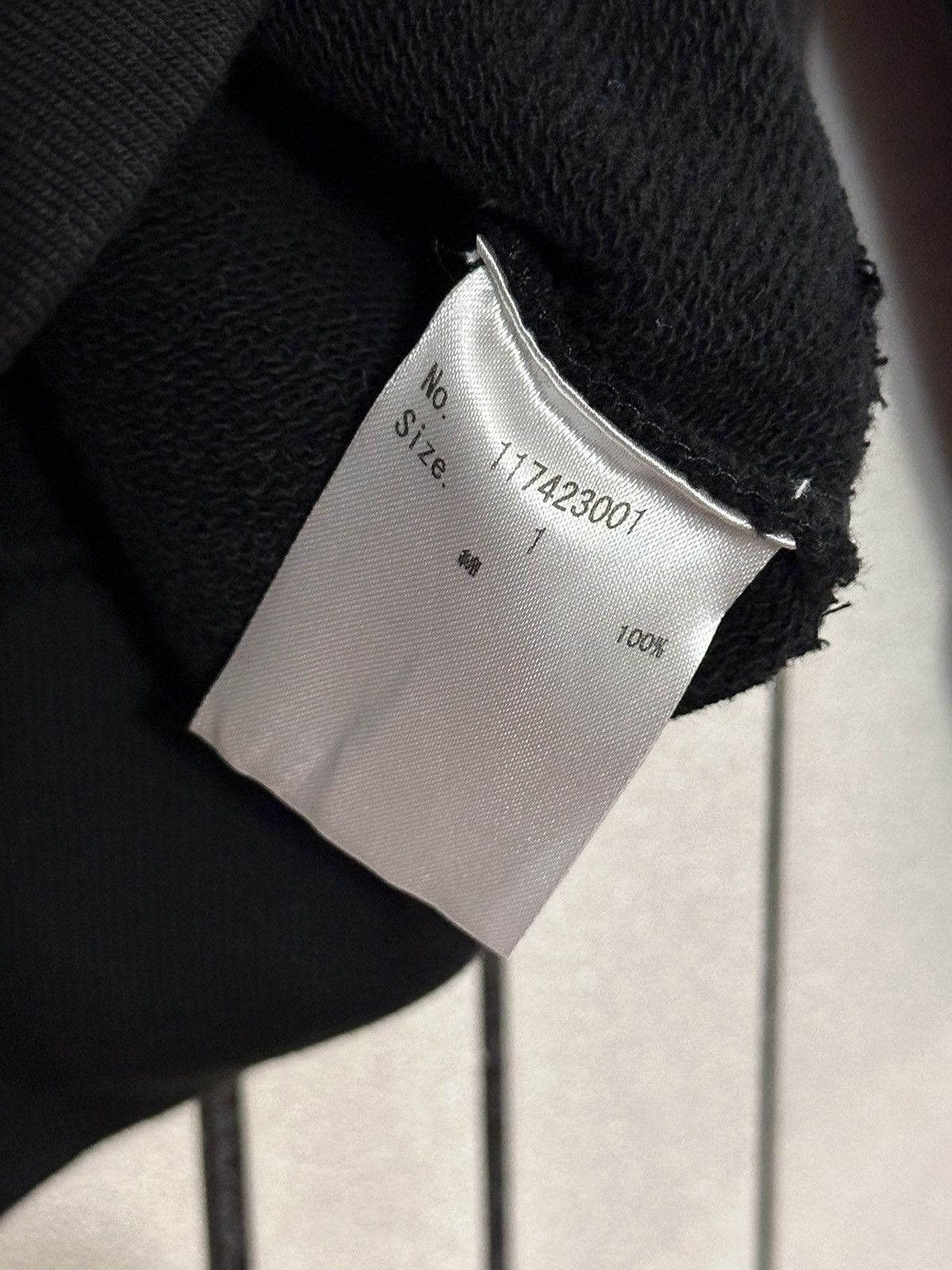 Number (N)ine Number Nine Studious Opening Flag Black Contrast Sweatshirt Size US S / EU 44-46 / 1 - 8 Thumbnail