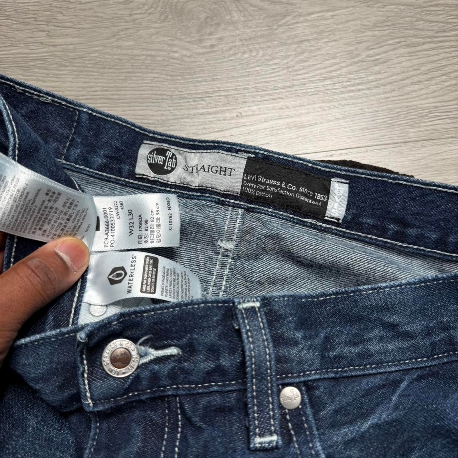 Levi's Levi’s Strauss Silvertab Straight Fit Denim Jeans Size 32x30 Size US 32 / EU 48 - 3 Thumbnail