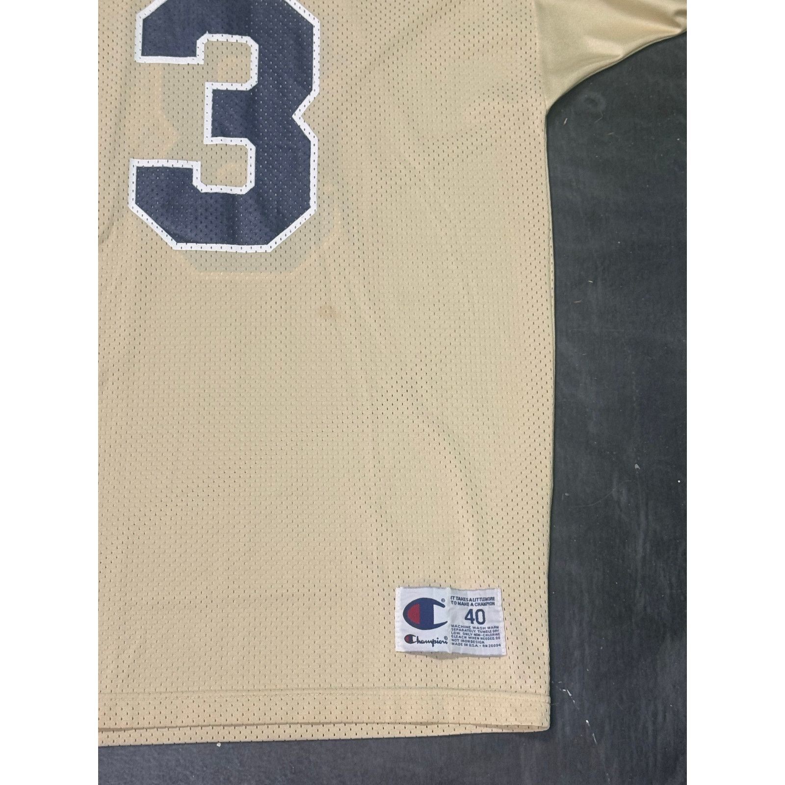 Champion Vintage Champion Notre Dame #3 Football Jersey - Size 40 Size US M / EU 48-50 / 2 - 4 Thumbnail