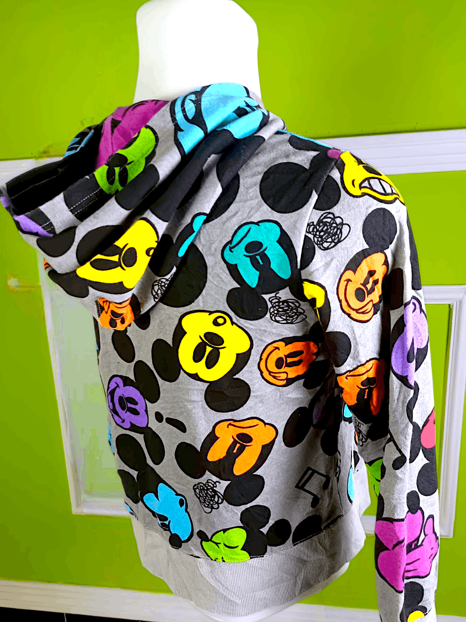 Cartoon Network × Disney × Mickey Mouse TOKYO DISNEY RESORT Mickey Mouse All Over Print Zip Hoodie Size US M / EU 48-50 / 2 - 23 Thumbnail