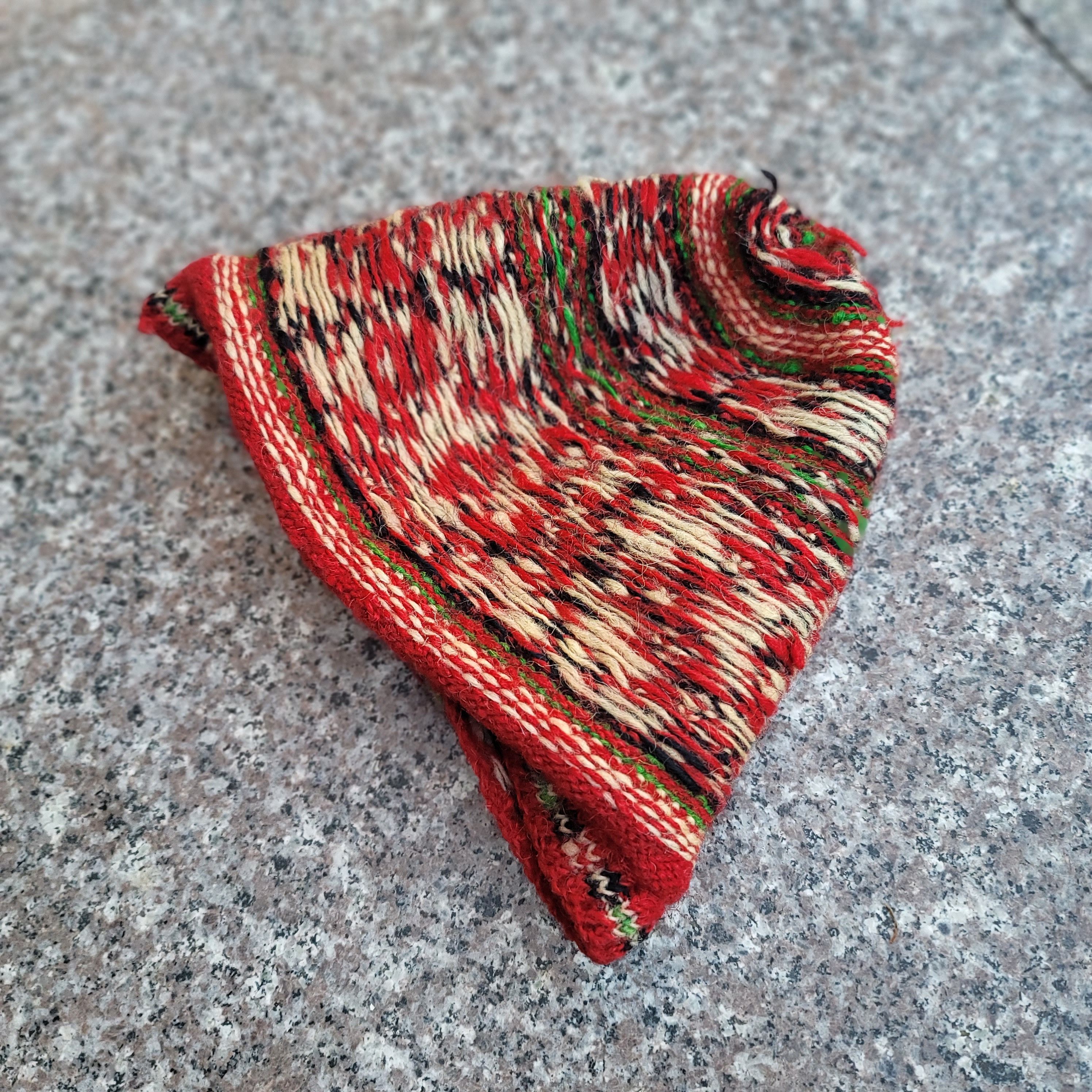 Handmade Hand-knitted wool beanie hat Size ONE SIZE - 4 Thumbnail