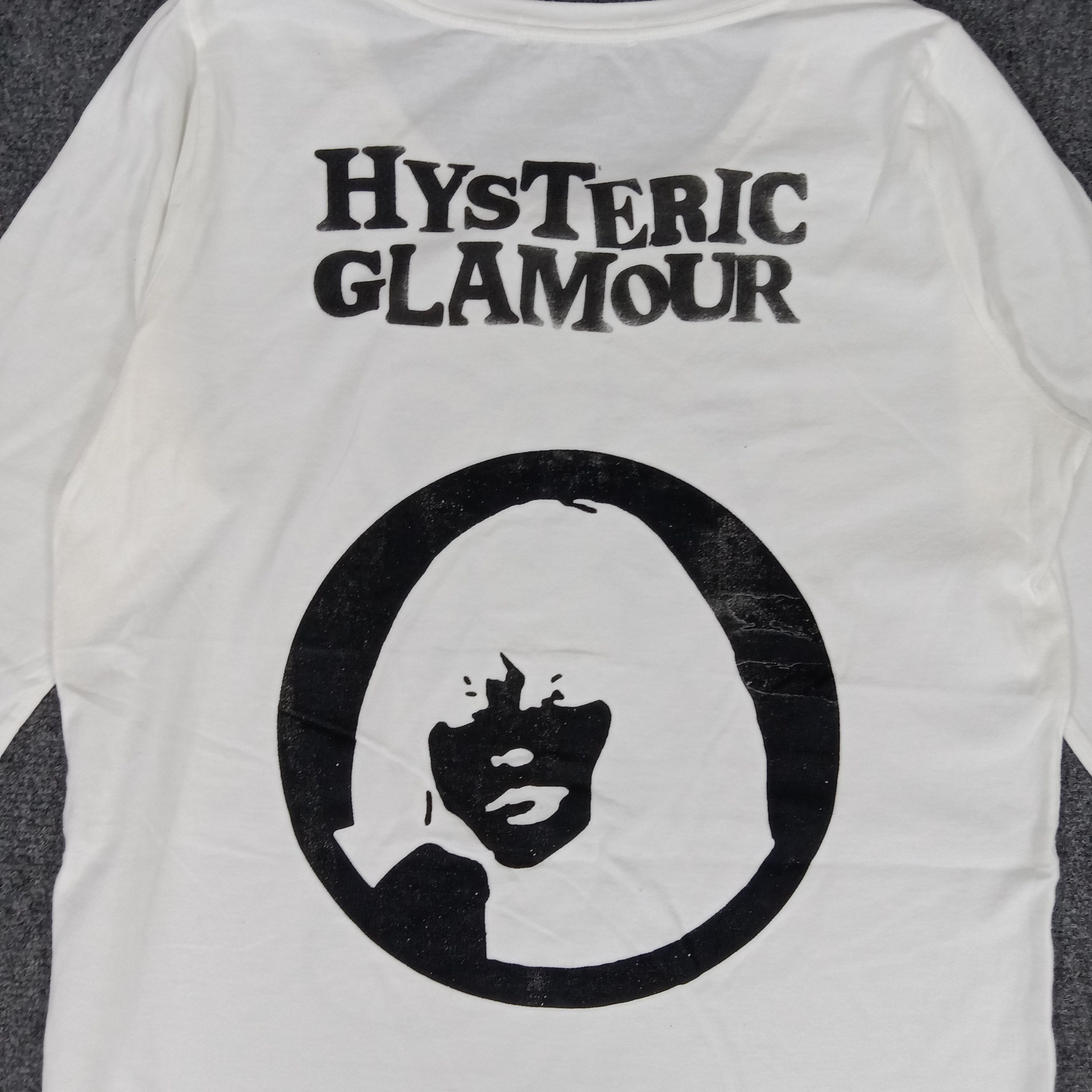 Hysteric Glamour × Japanese Brand × Vintage Hysteric Glamour Japanese Brand Long Sleeve Tshirt Size S / US 4 / IT 40 - 2 Thumbnail