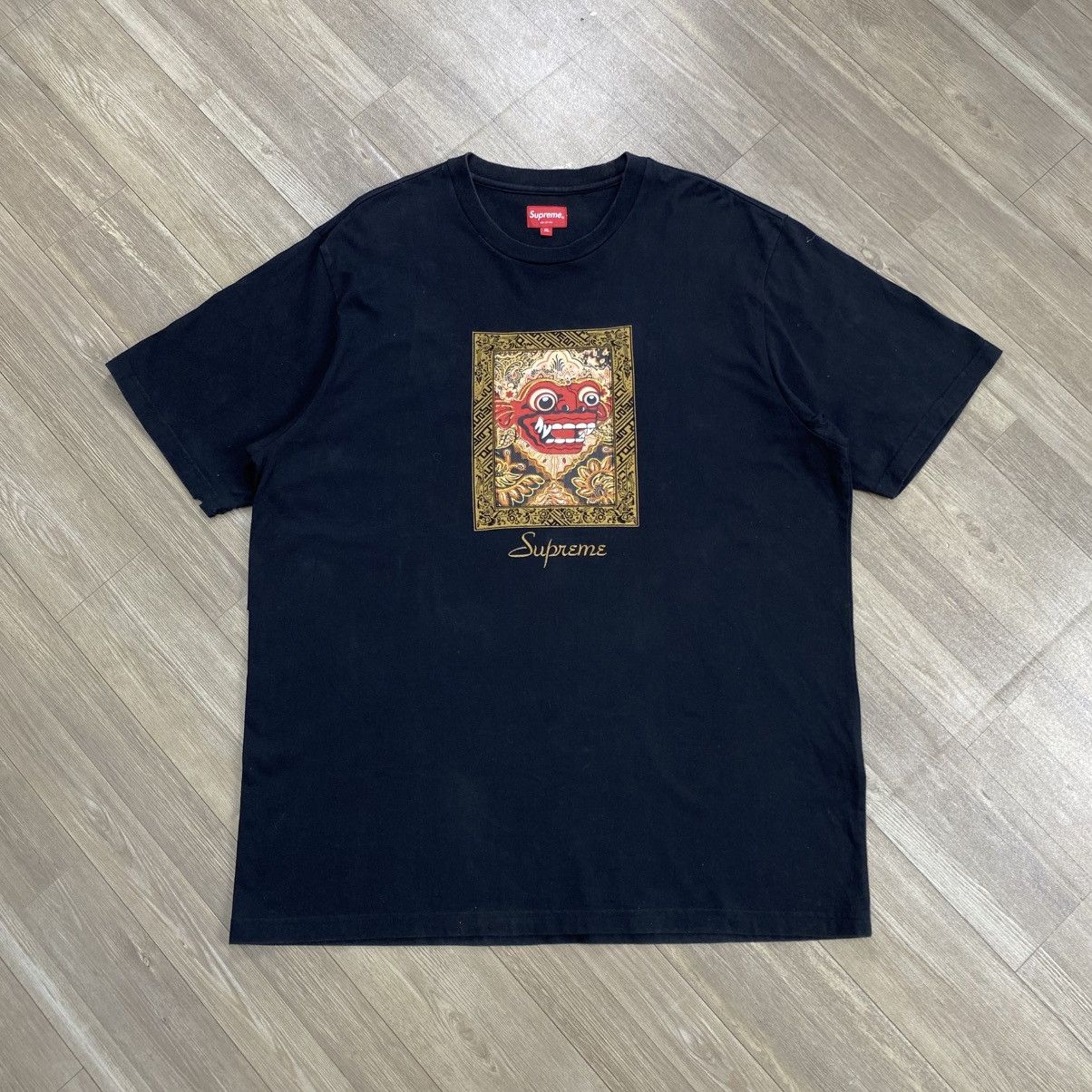 Supreme SS21 Supreme Barong Patch S/S Black Tee Size US XL / EU 56 / 4 - 1 Thumbnail
