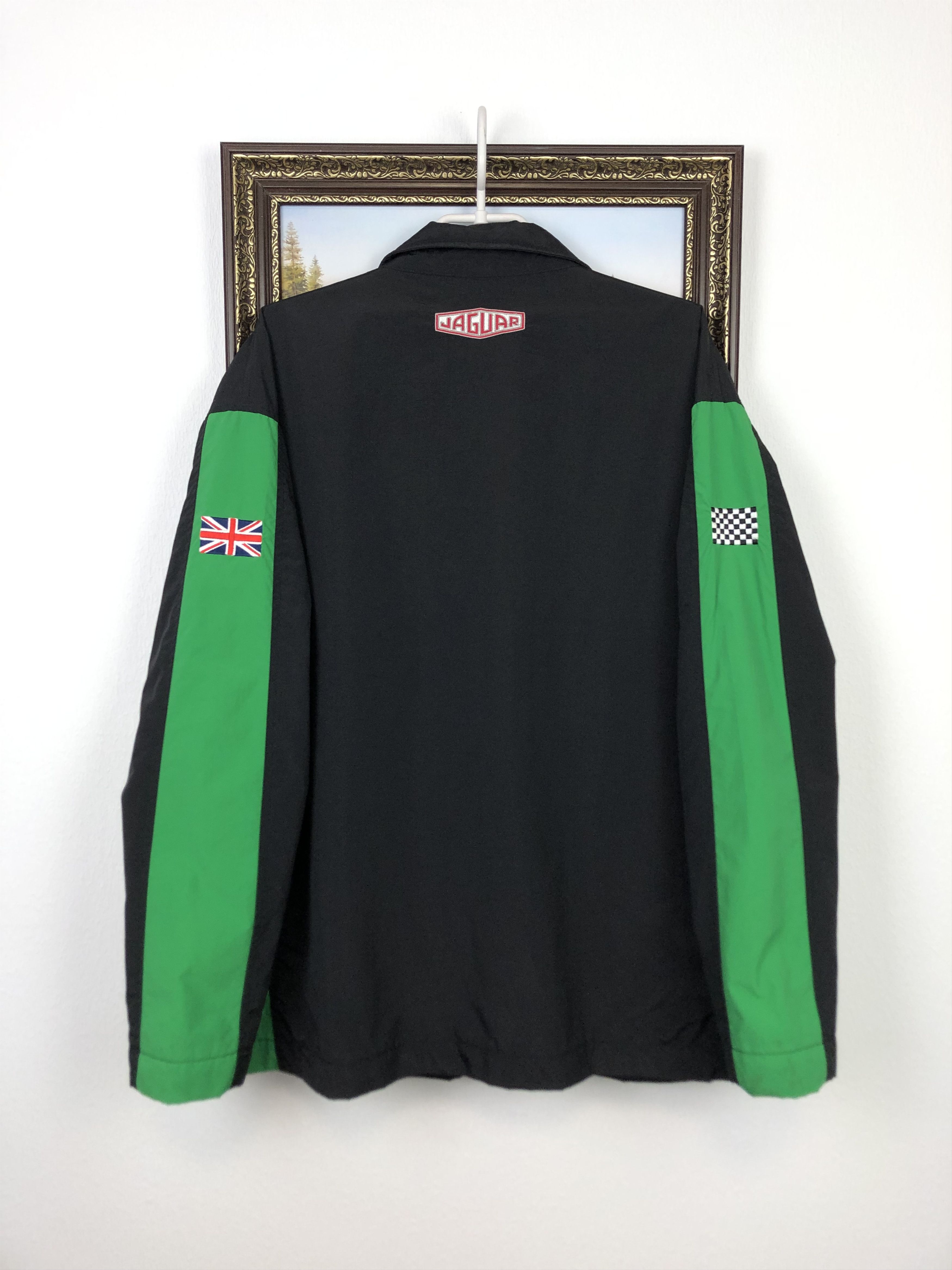 NASCAR Vintage Jaguar Formula One Racing NASCAR Light Jacket Size US L / EU 52-54 / 3 - 11 Thumbnail