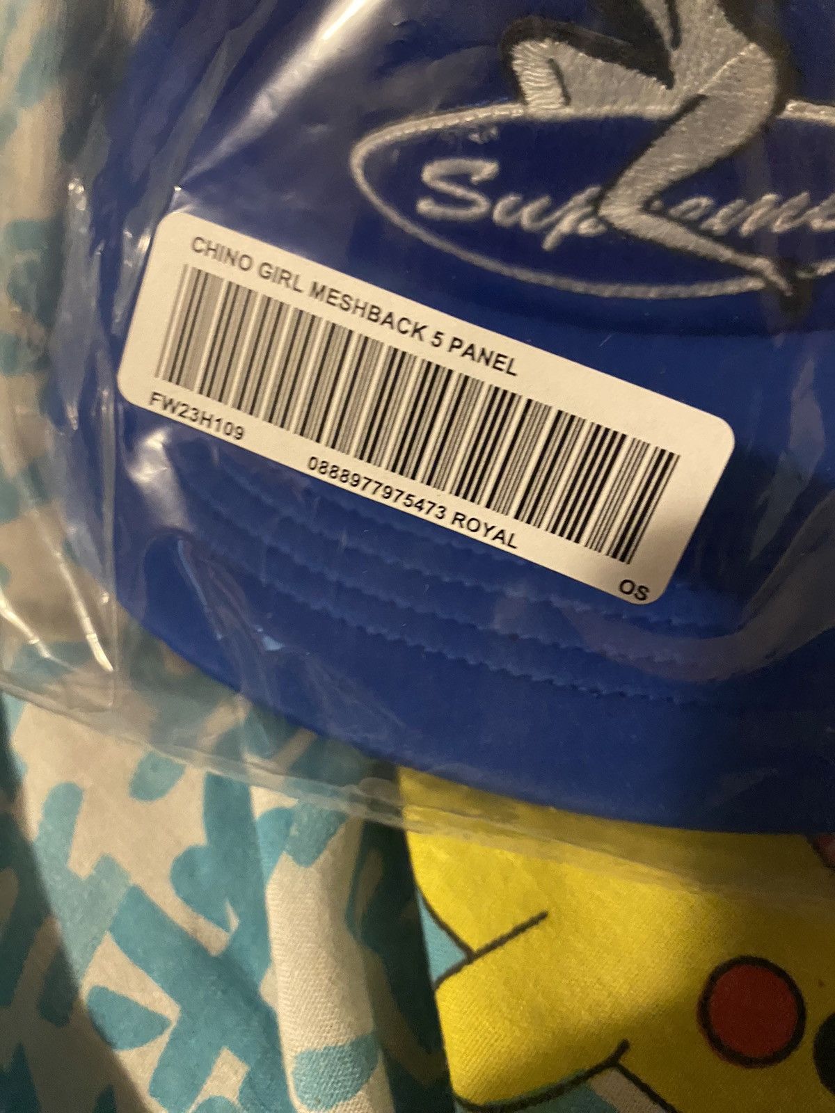 Supreme Supreme Pin Up Mesh Back 5-Panel Royal (FW23) Size ONE SIZE - 4 Thumbnail