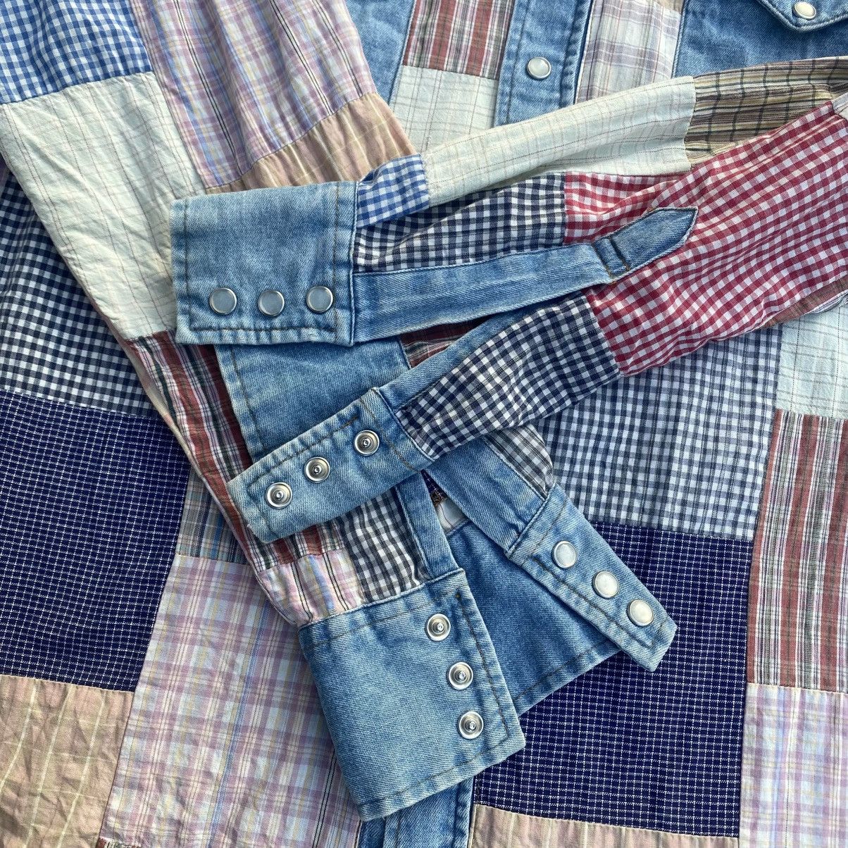 Japanese Brand × Western Rise CORISCO Patchwork Western Snap Button KAPITAL STYLE Size US M / EU 48-50 / 2 - 5 Thumbnail