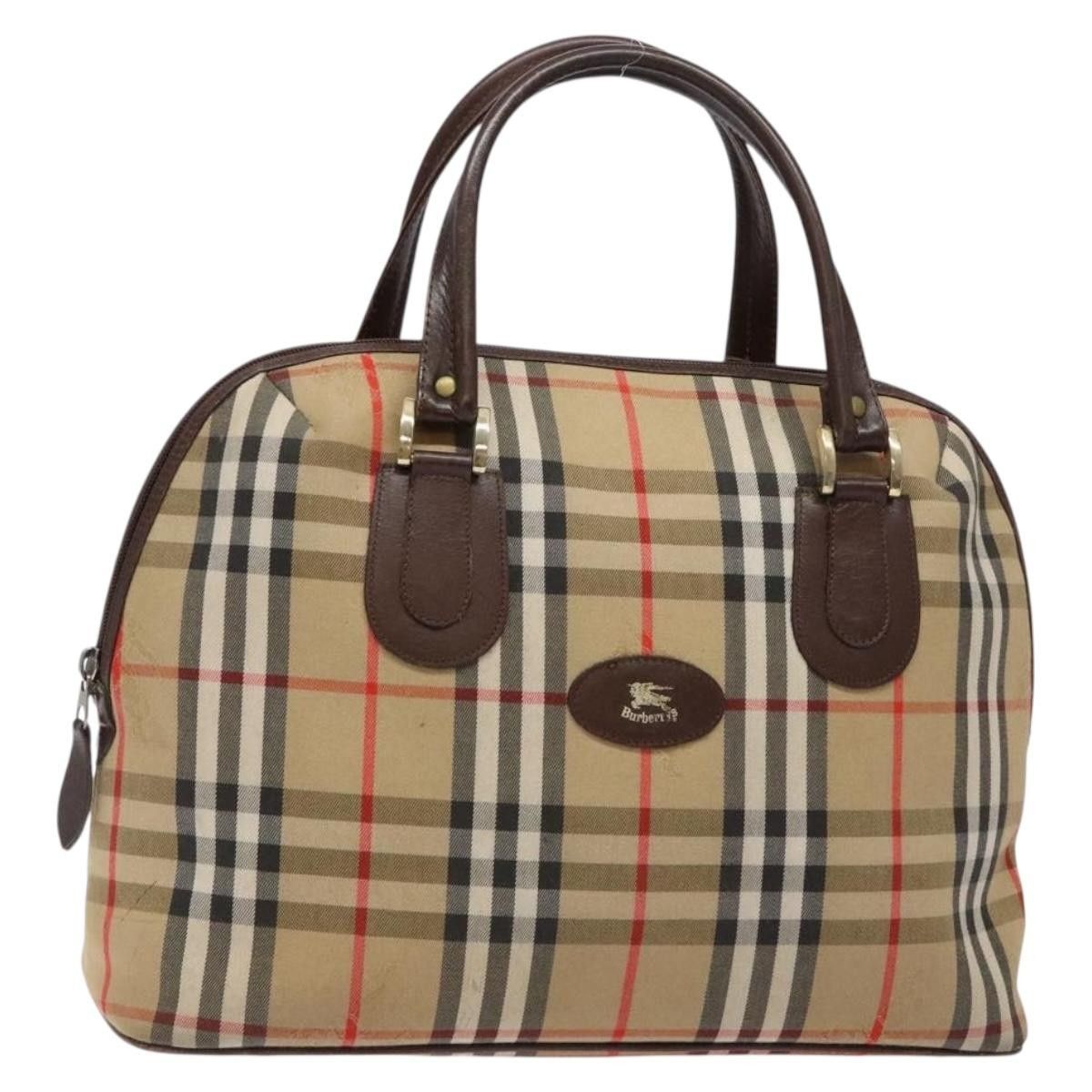 Burberry Burberry Nova Check Handbag Nova Check Canvas Size ONE SIZE - 1 Thumbnail