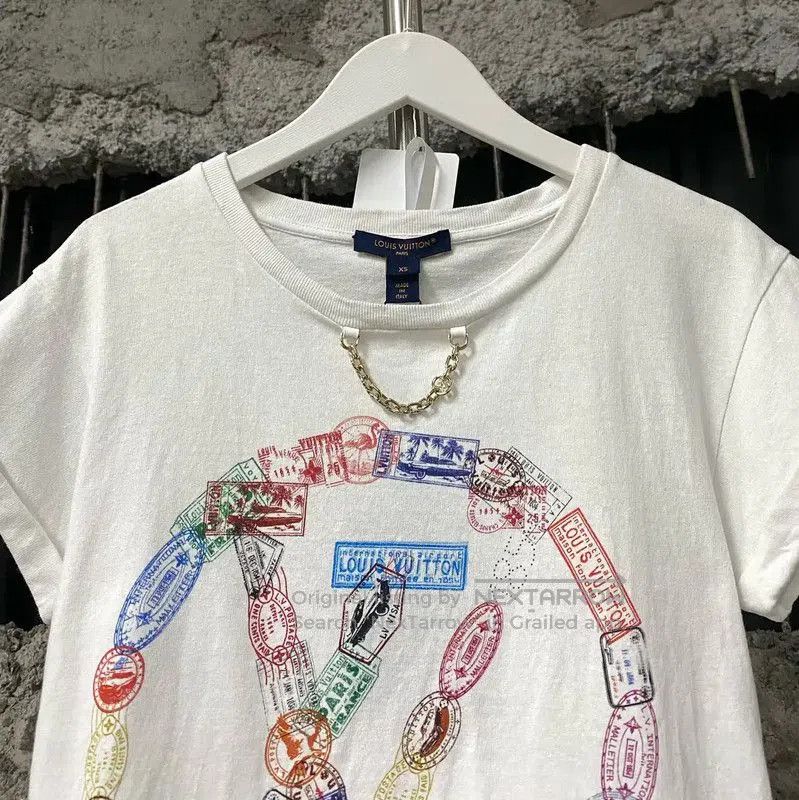 Other Louis Vuitton White XS Graphic T. Size XS / US 0-2 / IT 36-38 - 3 Thumbnail