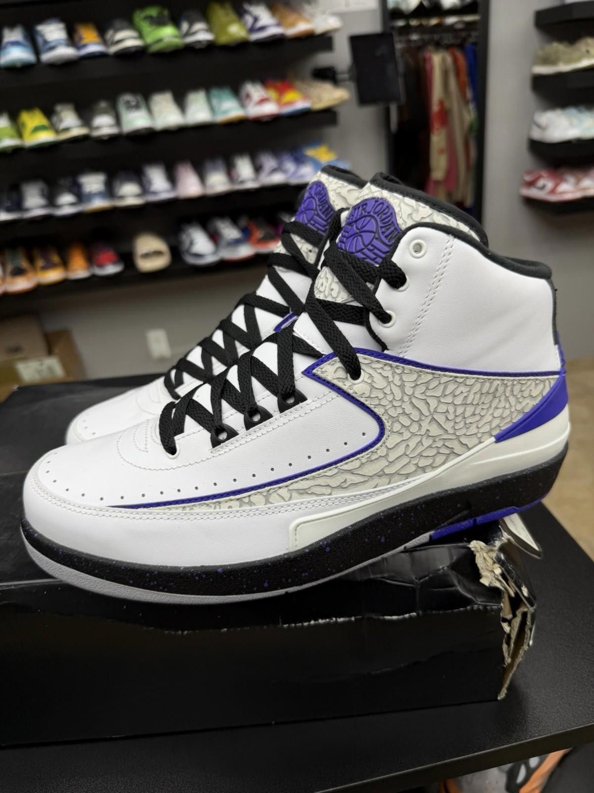 Jordan Brand Jordan 2 Retro Dark Concord (385475-153) Authentic Brand New Size US 10 / EU 43 - 6 Thumbnail