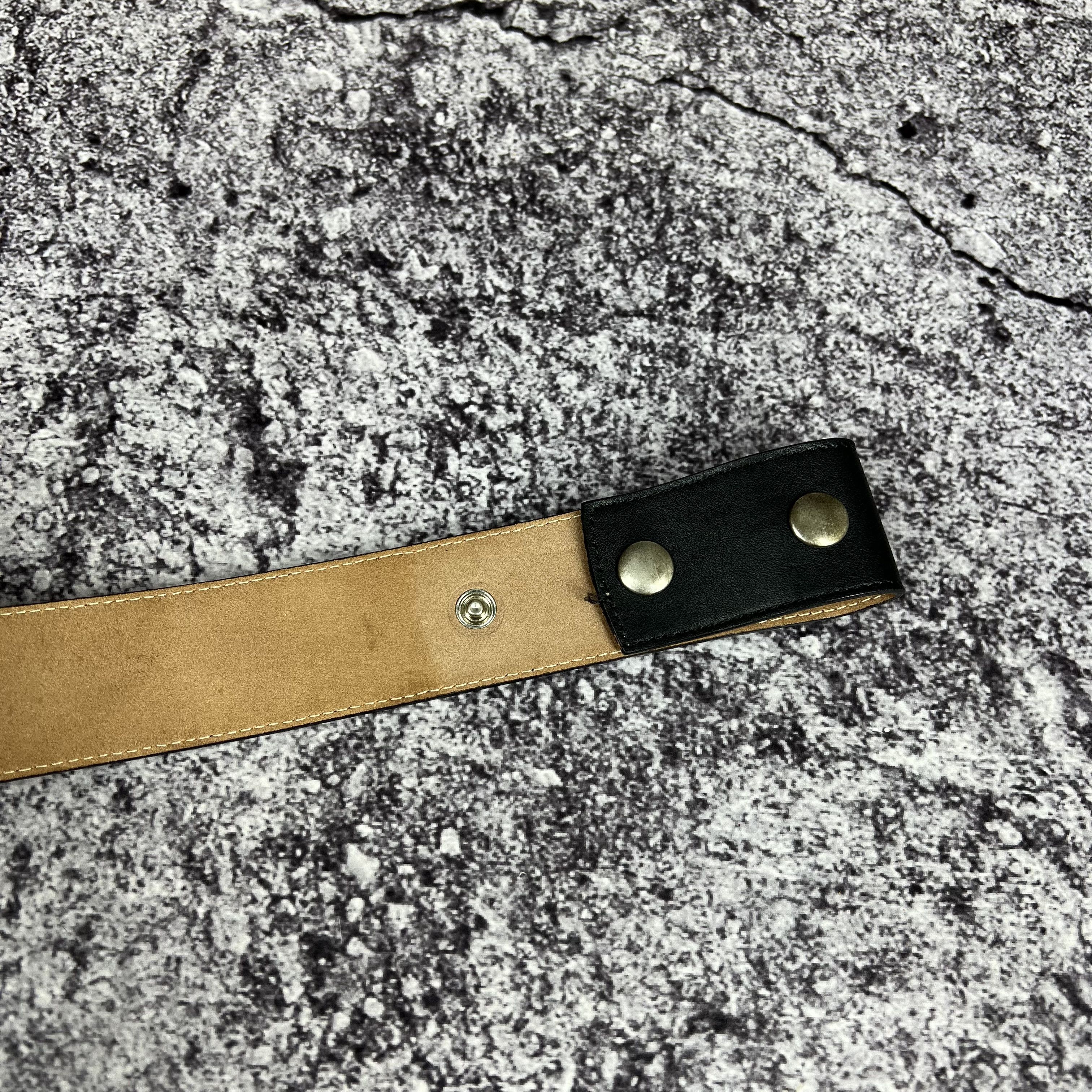 Bally Bally Belt Leather Italy Style Chrome Hearts Size 95 / 38 Size ONE SIZE - 4 Thumbnail